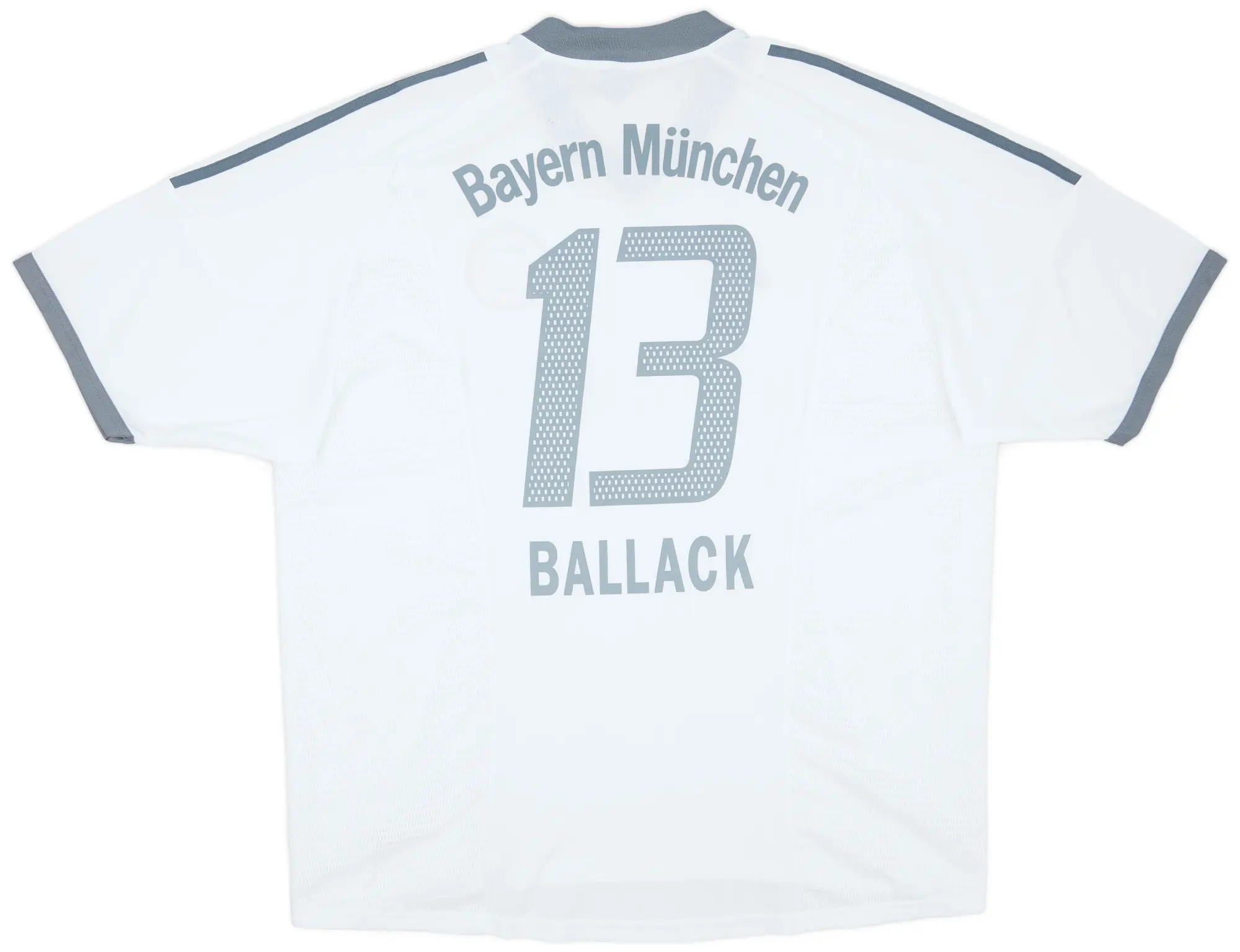 adidas 2002-03 Bayern Munich Away Shirt Ballack #13 - 7/10 - (XXL)