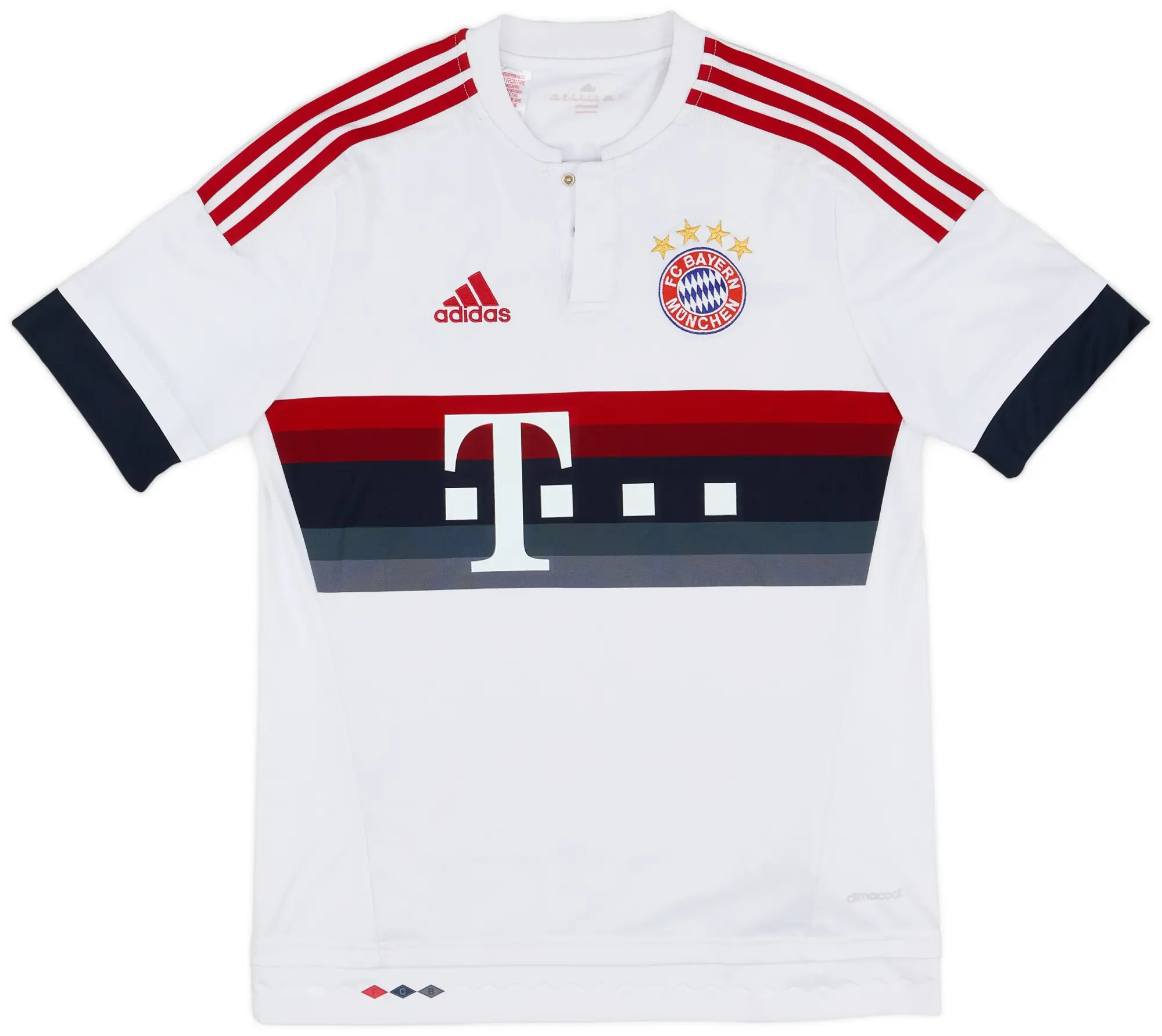 adidas 2015-16 Bayern Munich Away Shirt - 7/10 - (XL.Boys)