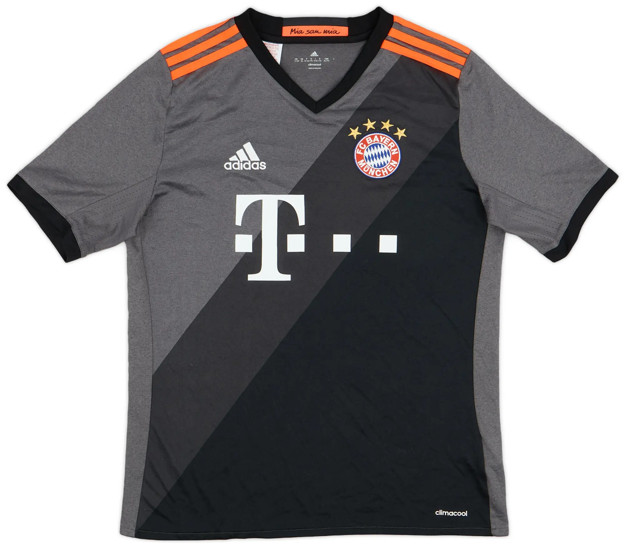 adidas 2016-17 Bayern Munich Away Shirt - 9/10 - (XL.Boys)