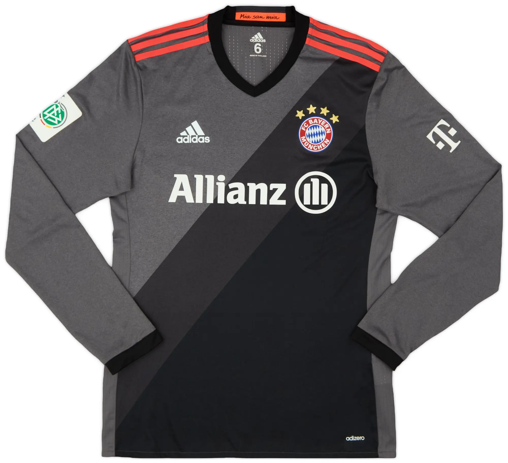 adidas 2016-17 Bayern Munich Women Player Issue Away L/S Shirt - 8/10 - (M)