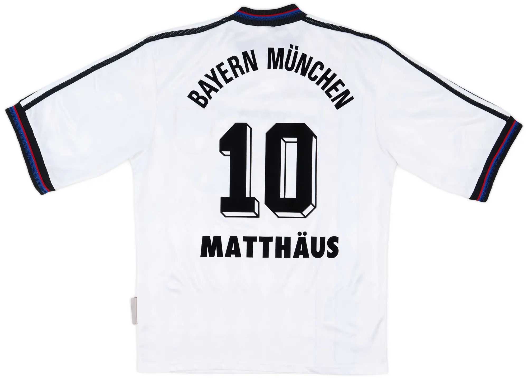 adidas 1996-98 Bayern Munich Away Shirt Matthaus #10 - 7/10 - (S)