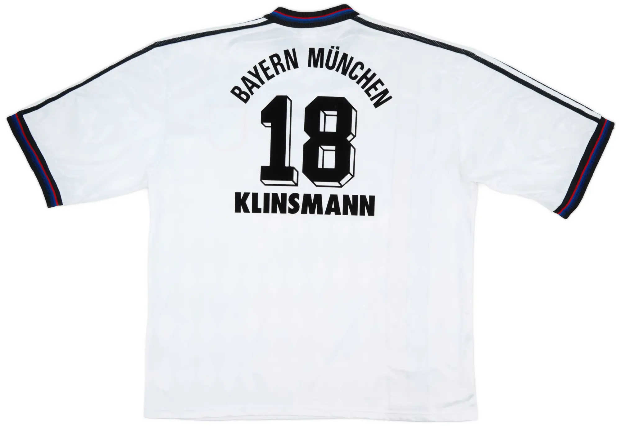 adidas 1996-98 Bayern Munich Away Shirt Klinsmann #18 - 8/10 - (XXL)
