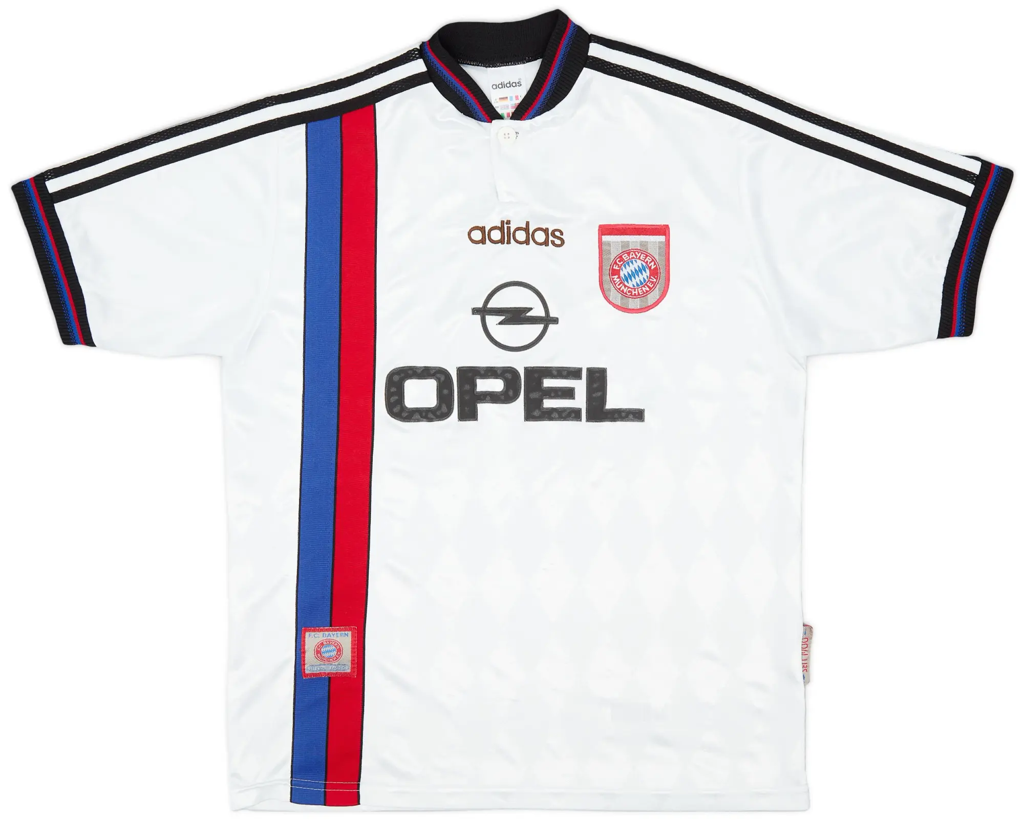 adidas 1996-98 Bayern Munich Away Shirt - 8/10 - (XL.Boys)