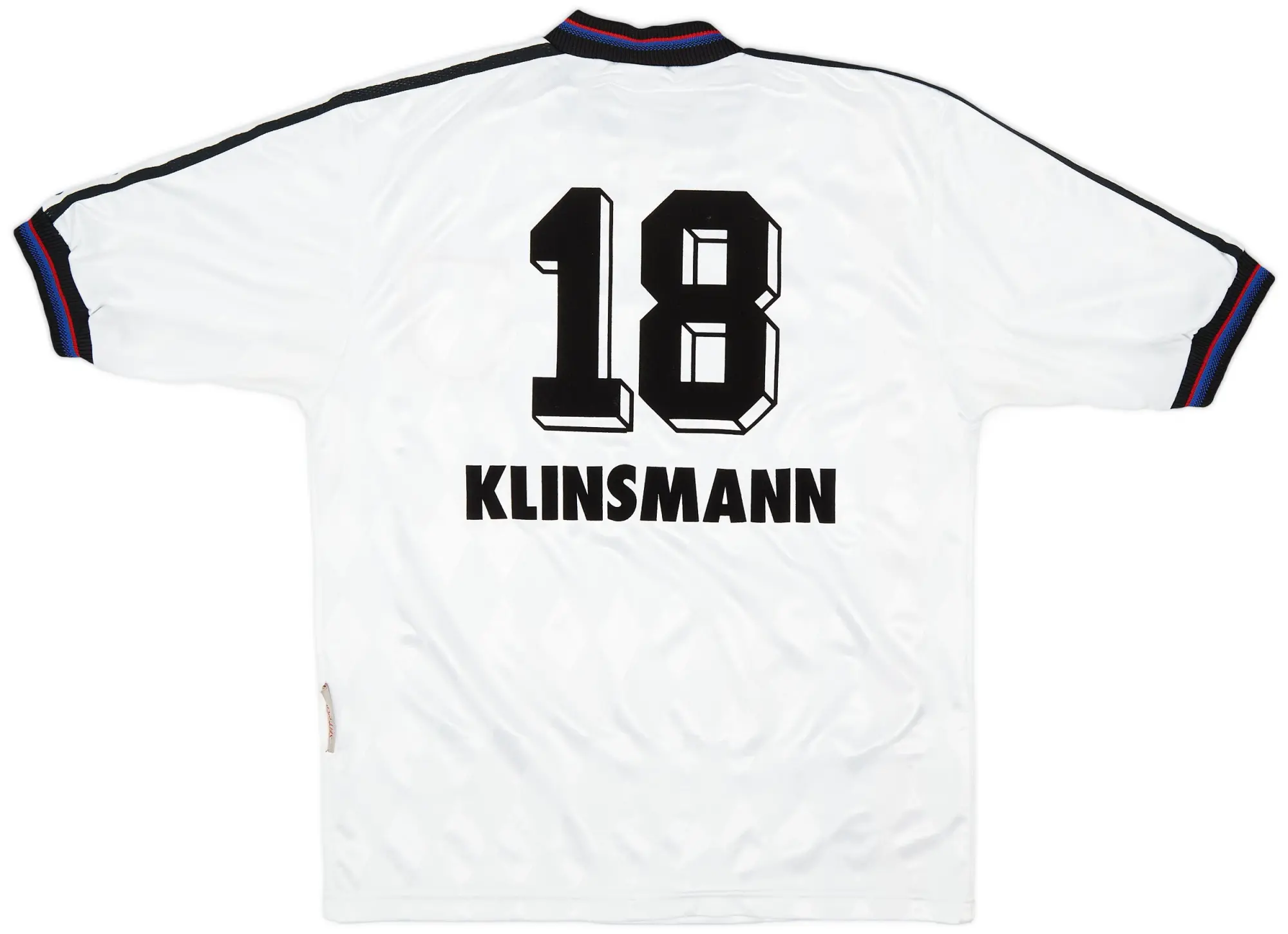 adidas 1996-98 Bayern Munich Away Shirt Klinsmann #18 - 6/10 - (S)