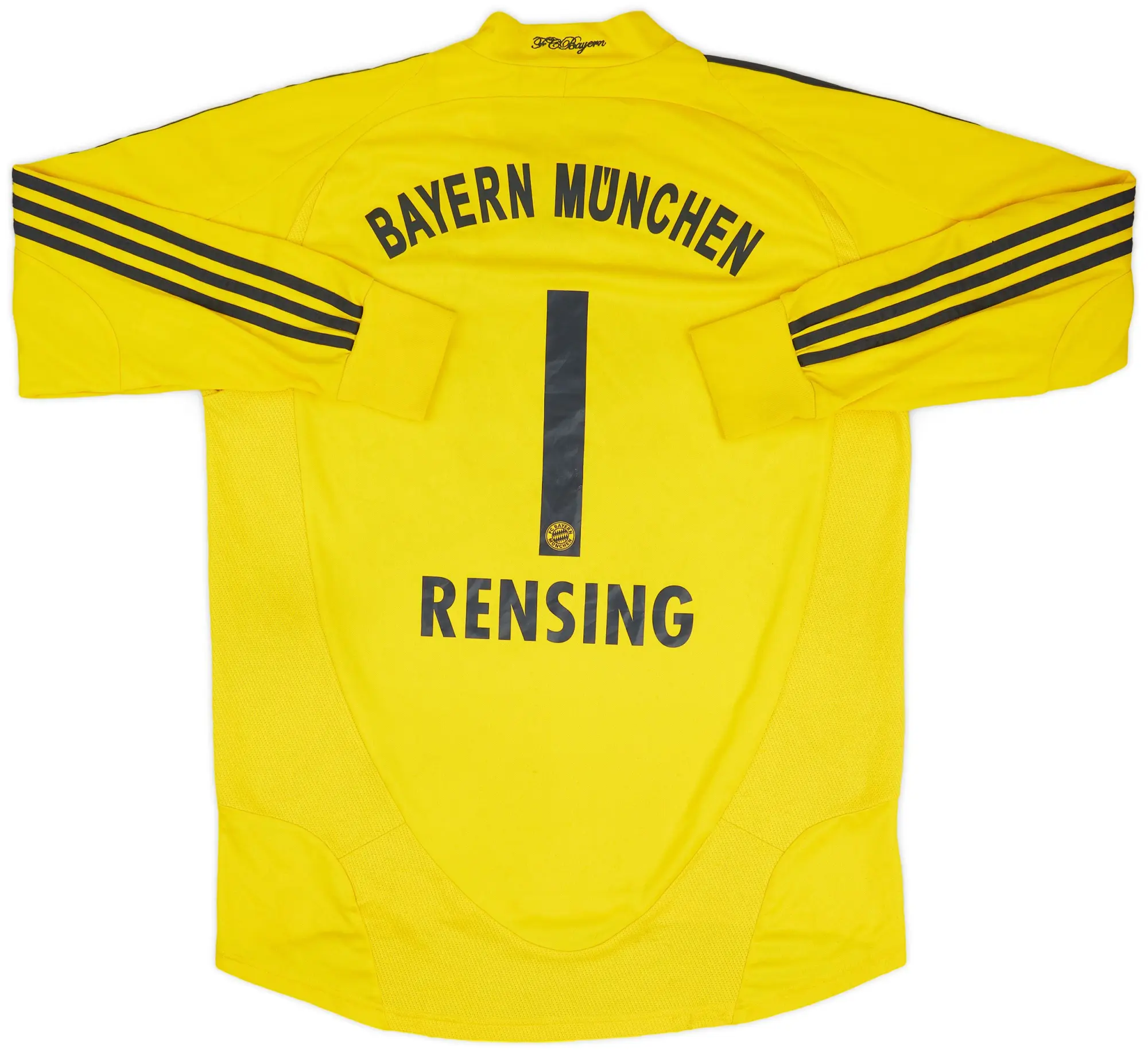 adidas 2008 Bayern Munich GK Shirt Rensing #1 - 6/10 - (L)