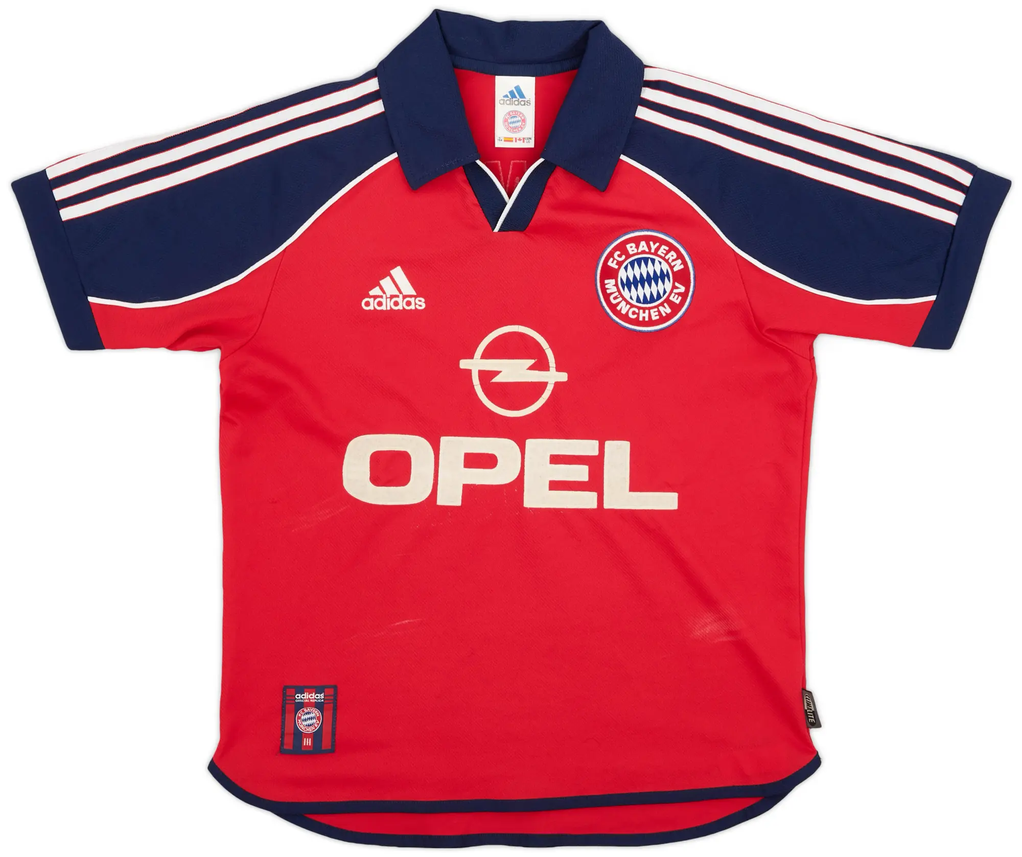 adidas 1999-01 Bayern Munich Home Shirt - 7/10 - (Y)