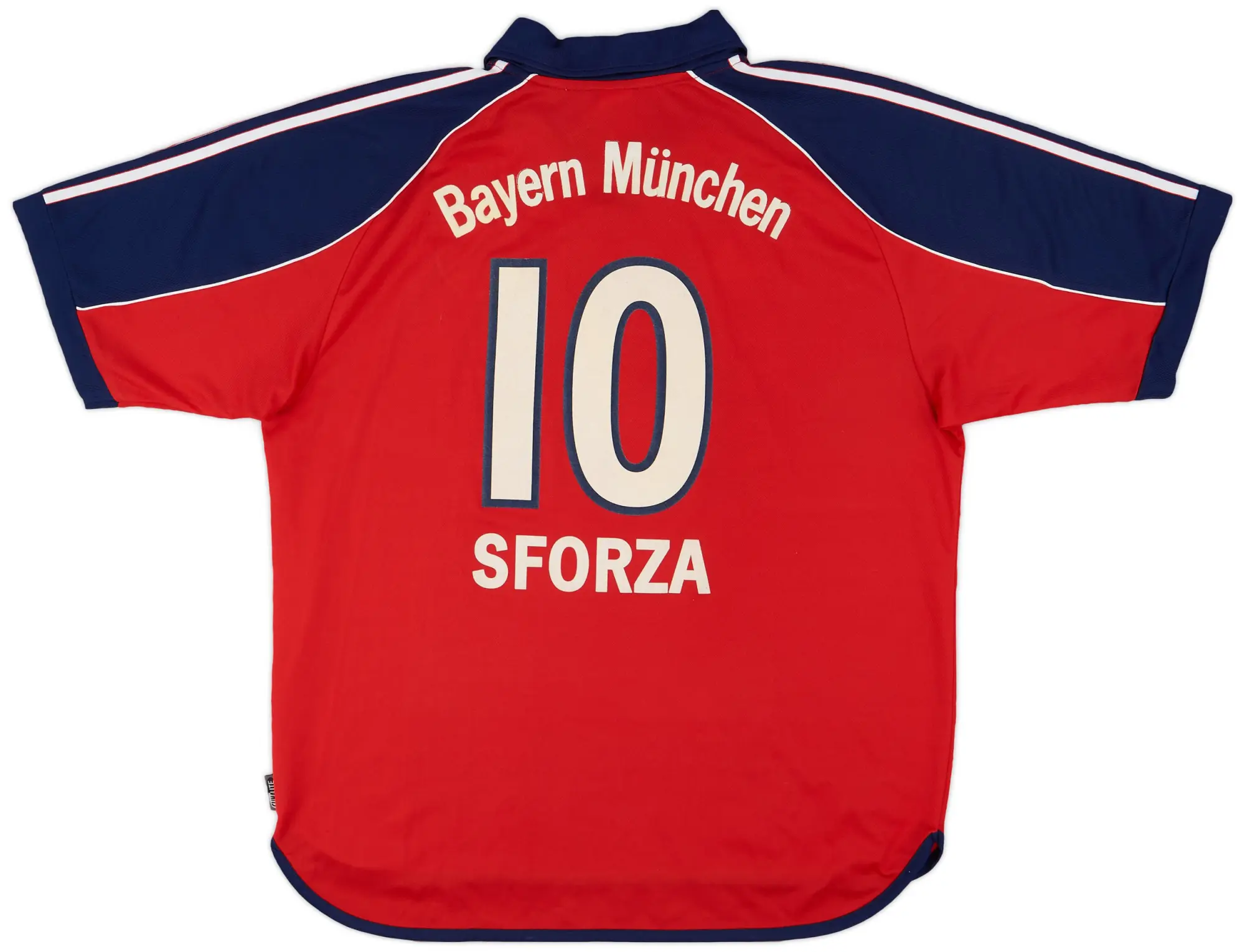 adidas 1999-01 Bayern Munich Home Shirt Sforza #10 - 6/10 - (XL)