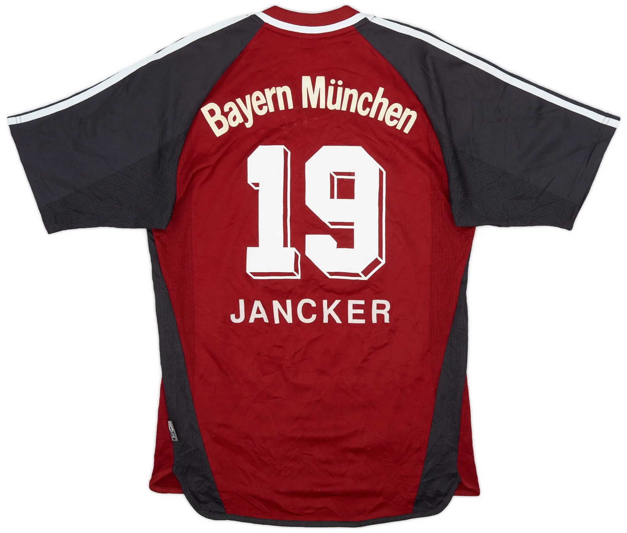 adidas 2001-02 Bayern Munich Home Shirt Jancker #19 - 8/10 - (S)