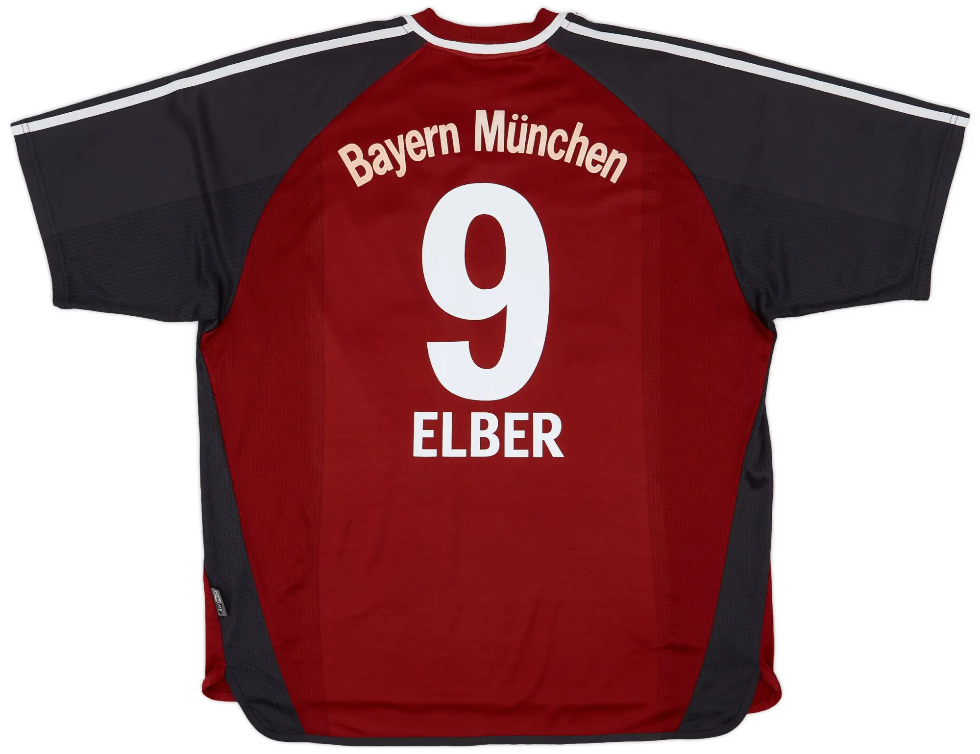 adidas 2001-02 Bayern Munich Home Shirt Elber #9 - 8/10 - (XXL)