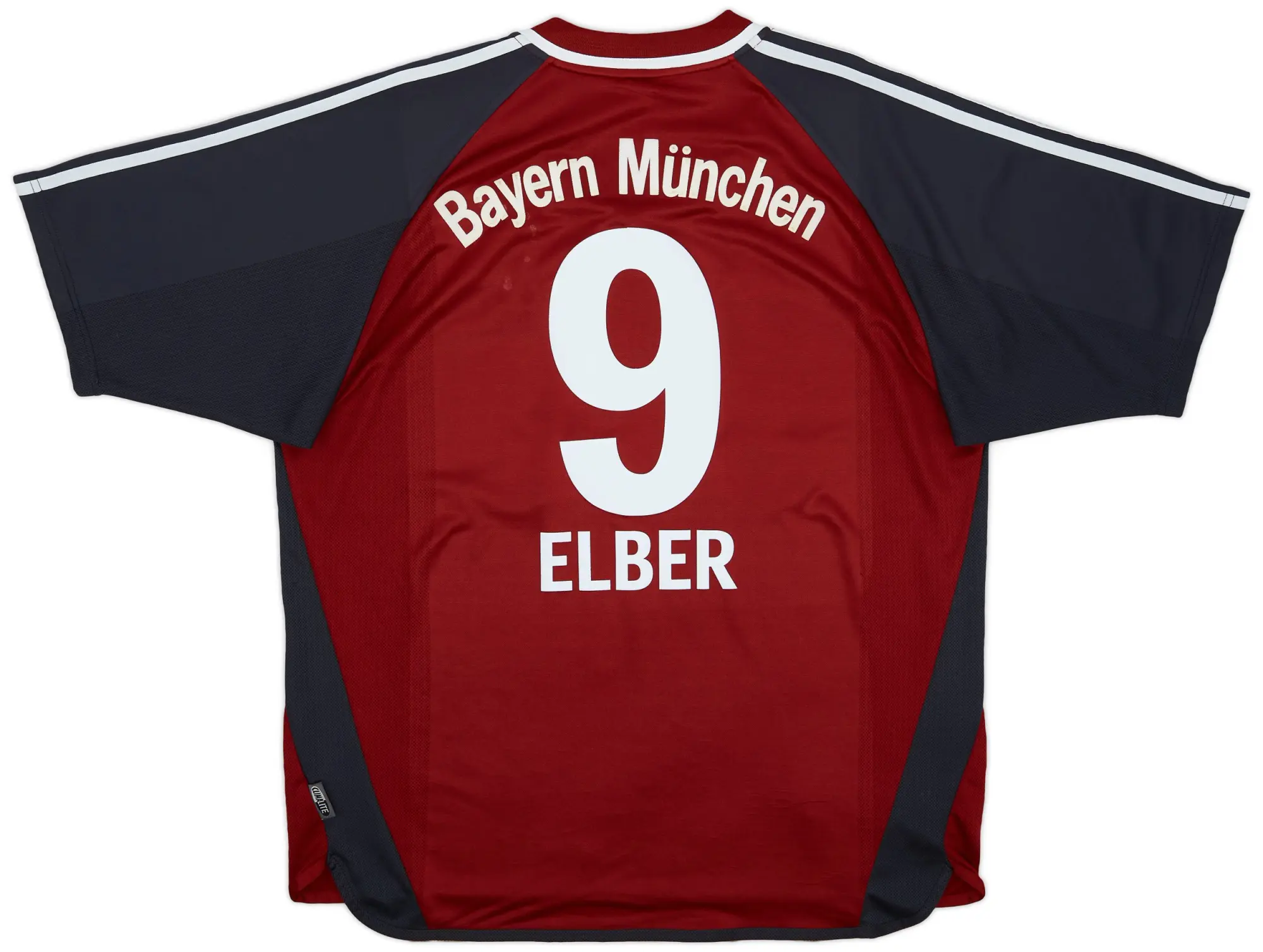 adidas 2001-02 Bayern Munich Home Shirt Elber #9 - 6/10 - (L)