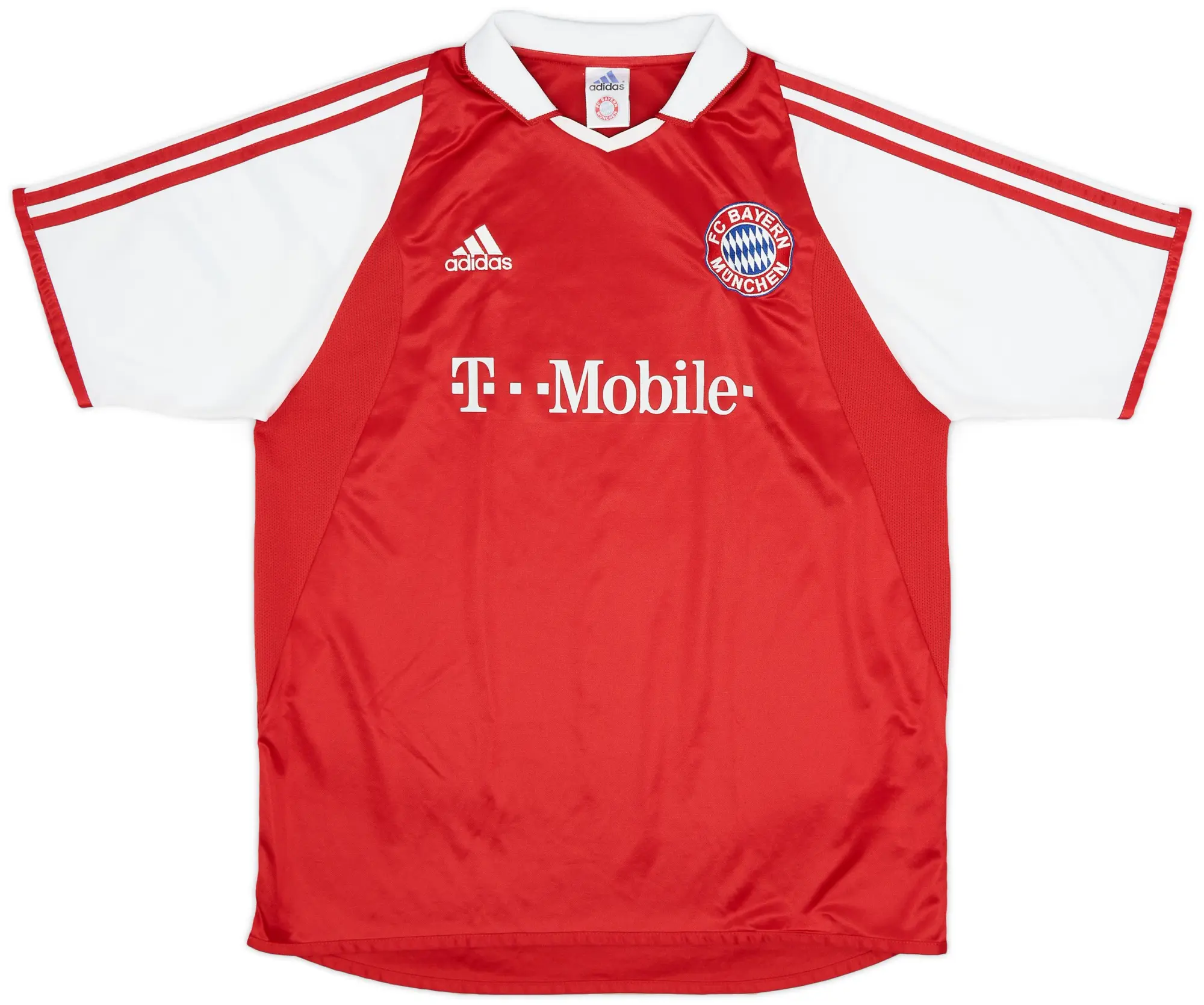 adidas 2003-04 Bayern Munich Home Shirt - 8/10 - (XL.Boys)