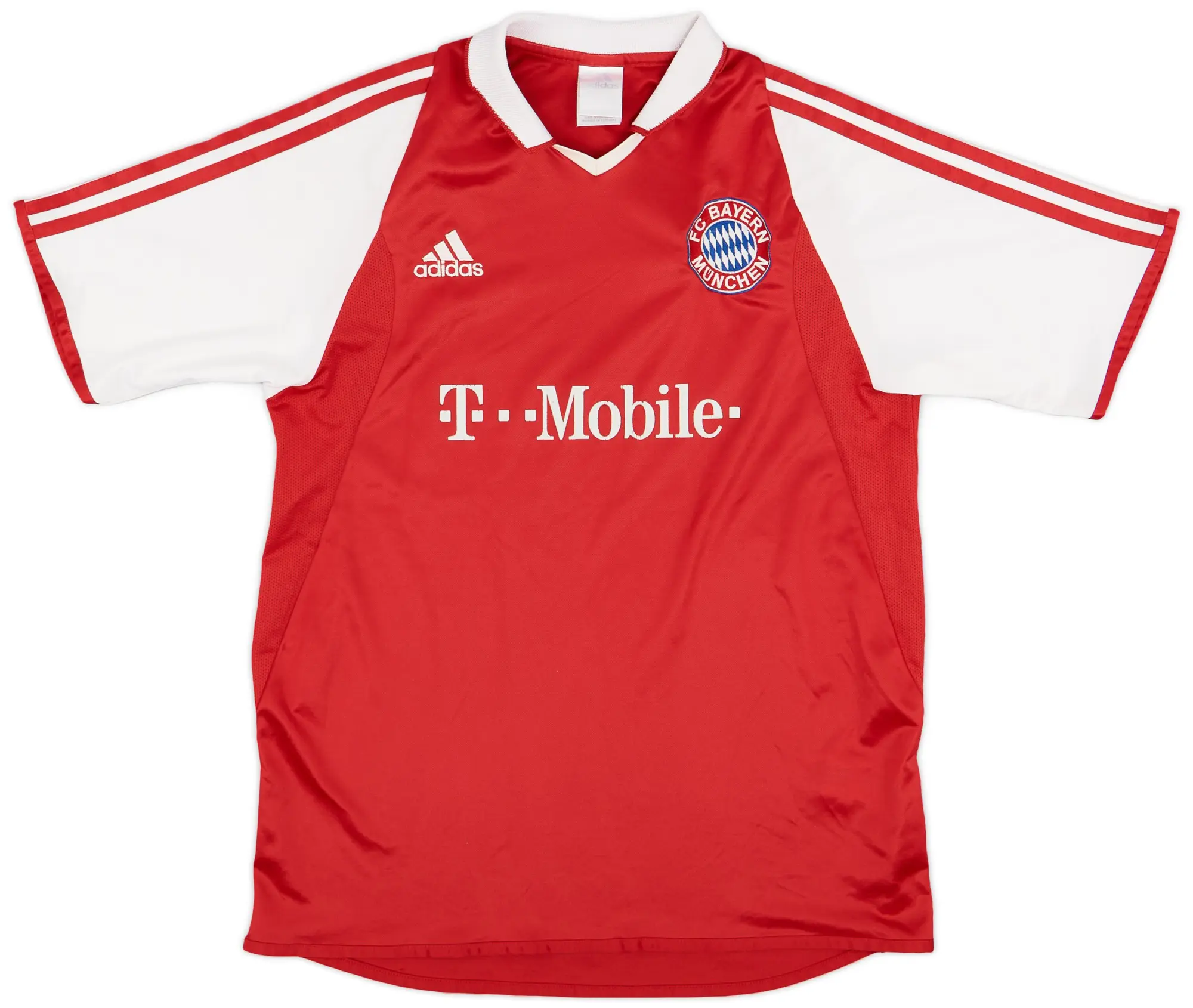 adidas 2003-04 Bayern Munich Home Shirt - 7/10 - (XL.Boys)