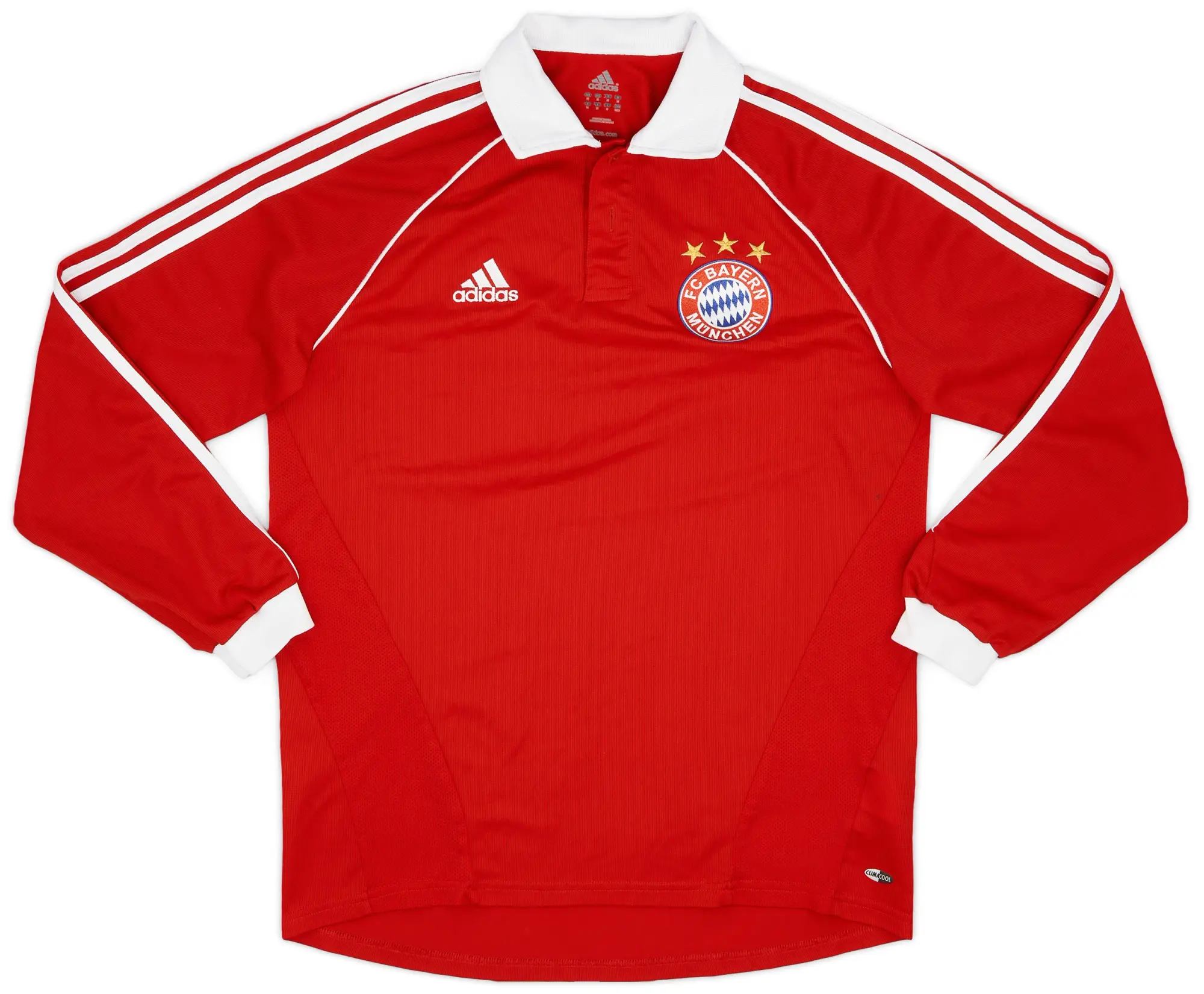 adidas 2006-07 Bayern Munich Home L/S Shirt - 8/10 - (M)