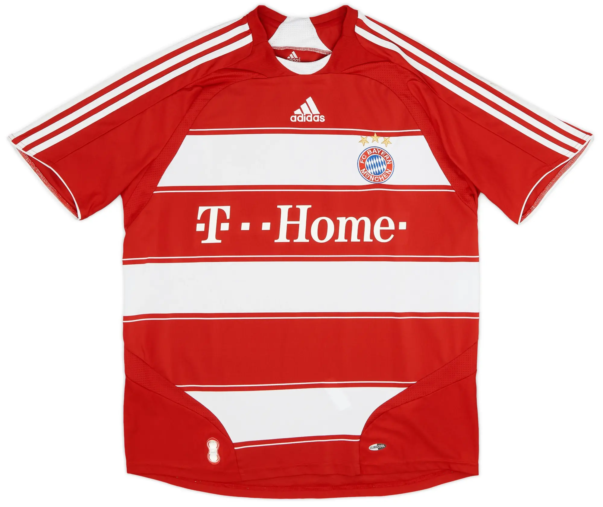adidas 2007-08 Bayern Munich Home Shirt - 8/10 - (M)