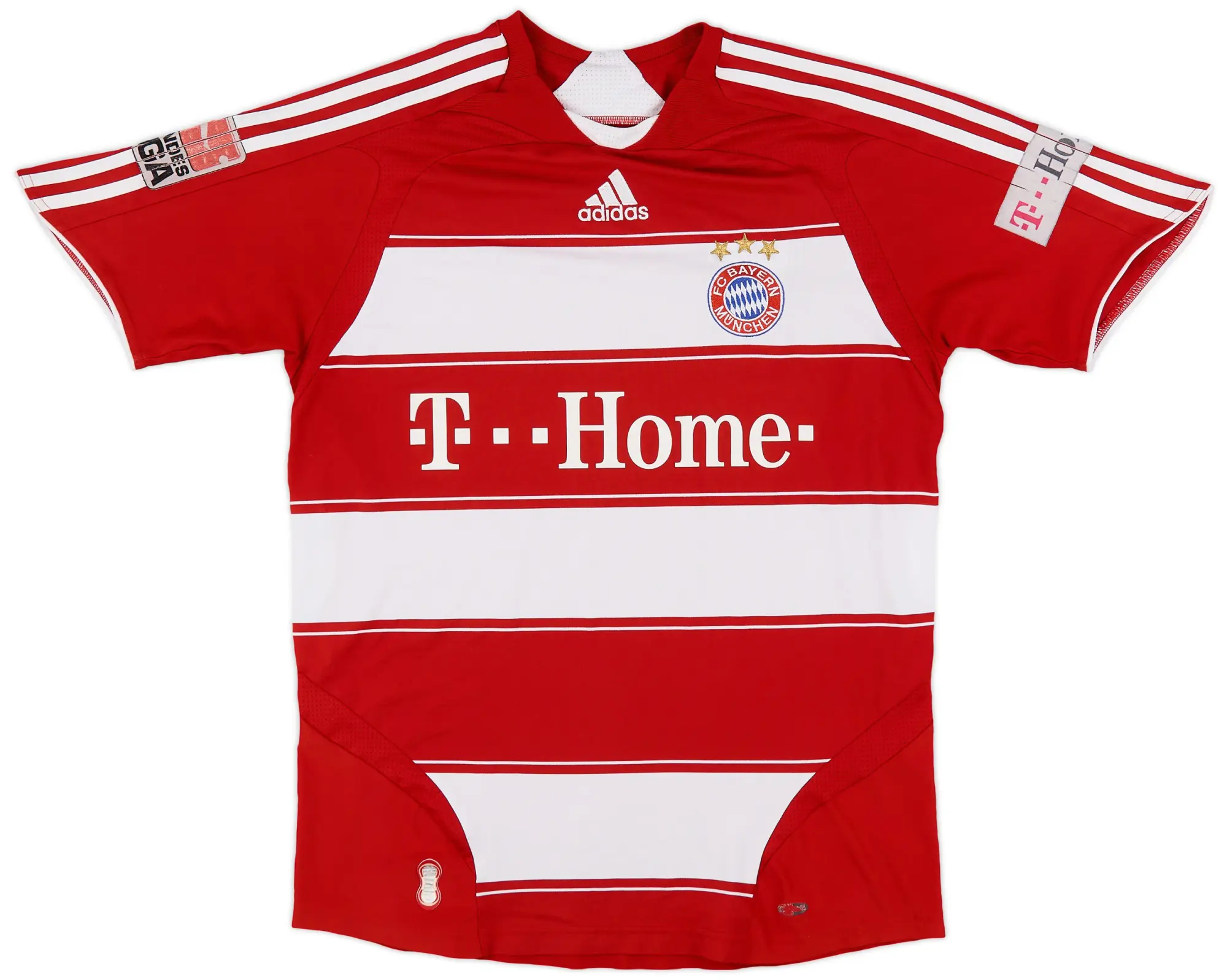 adidas 2007-08 Bayern Munich Home Shirt - 6/10 - (M)