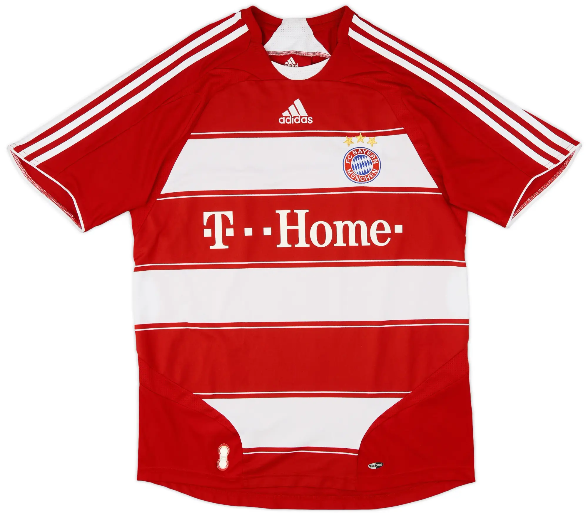 adidas 2007-08 Bayern Munich Home Shirt - 8/10 - (M)