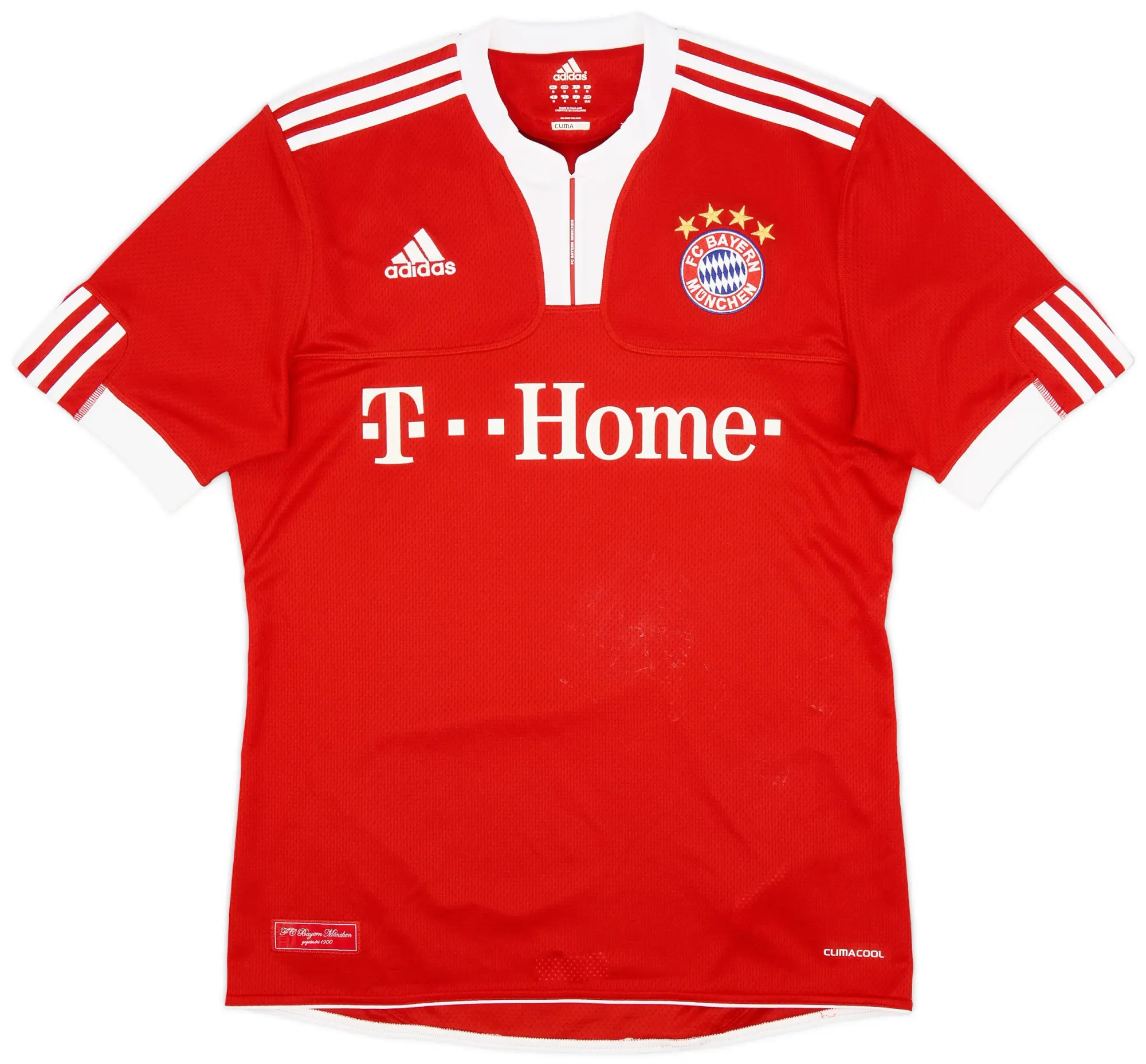 adidas 2009-10 Bayern Munich Home Shirt - 5/10 - (M)