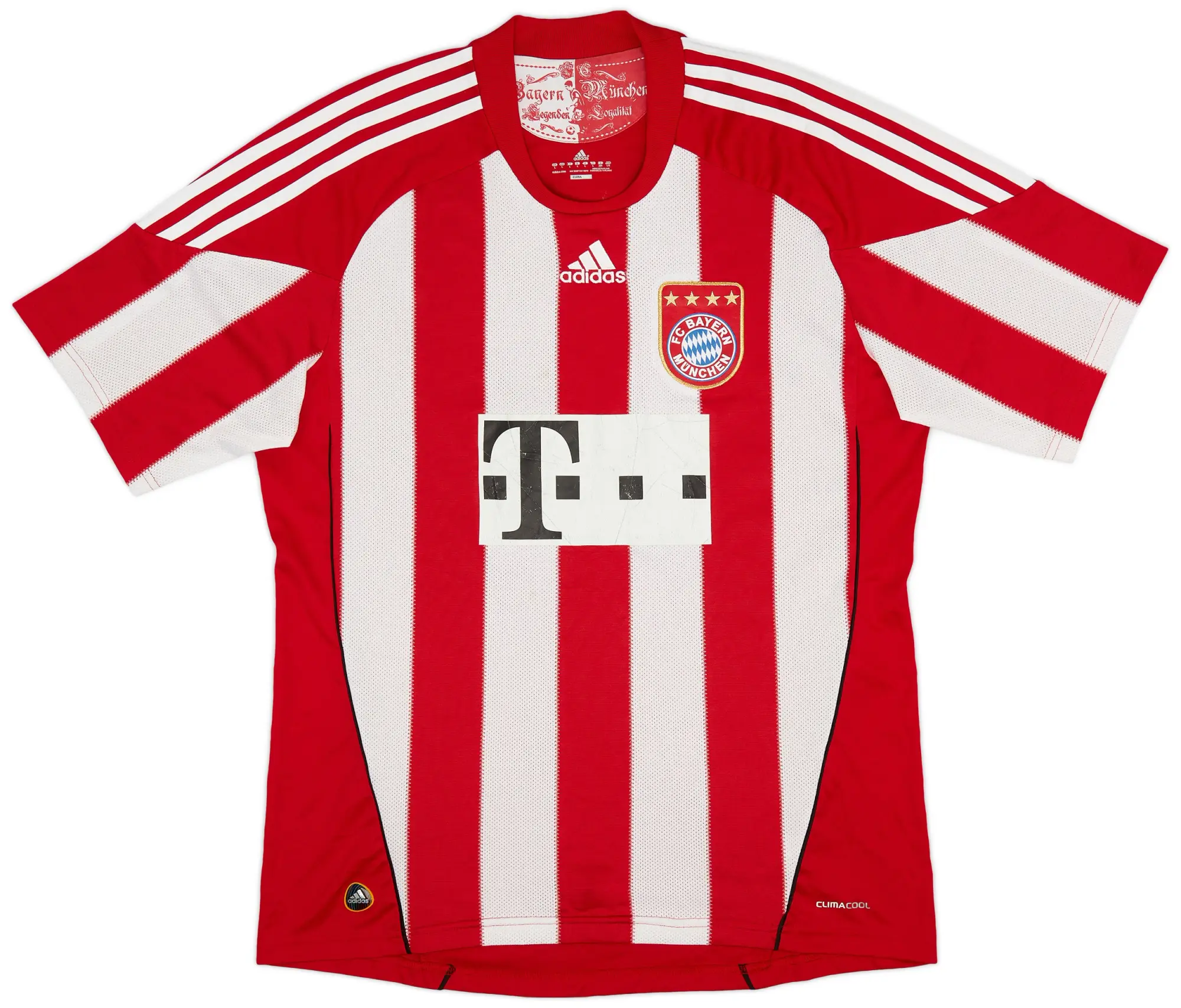 adidas 2010-11 Bayern Munich Home Shirt - 6/10 - (L)