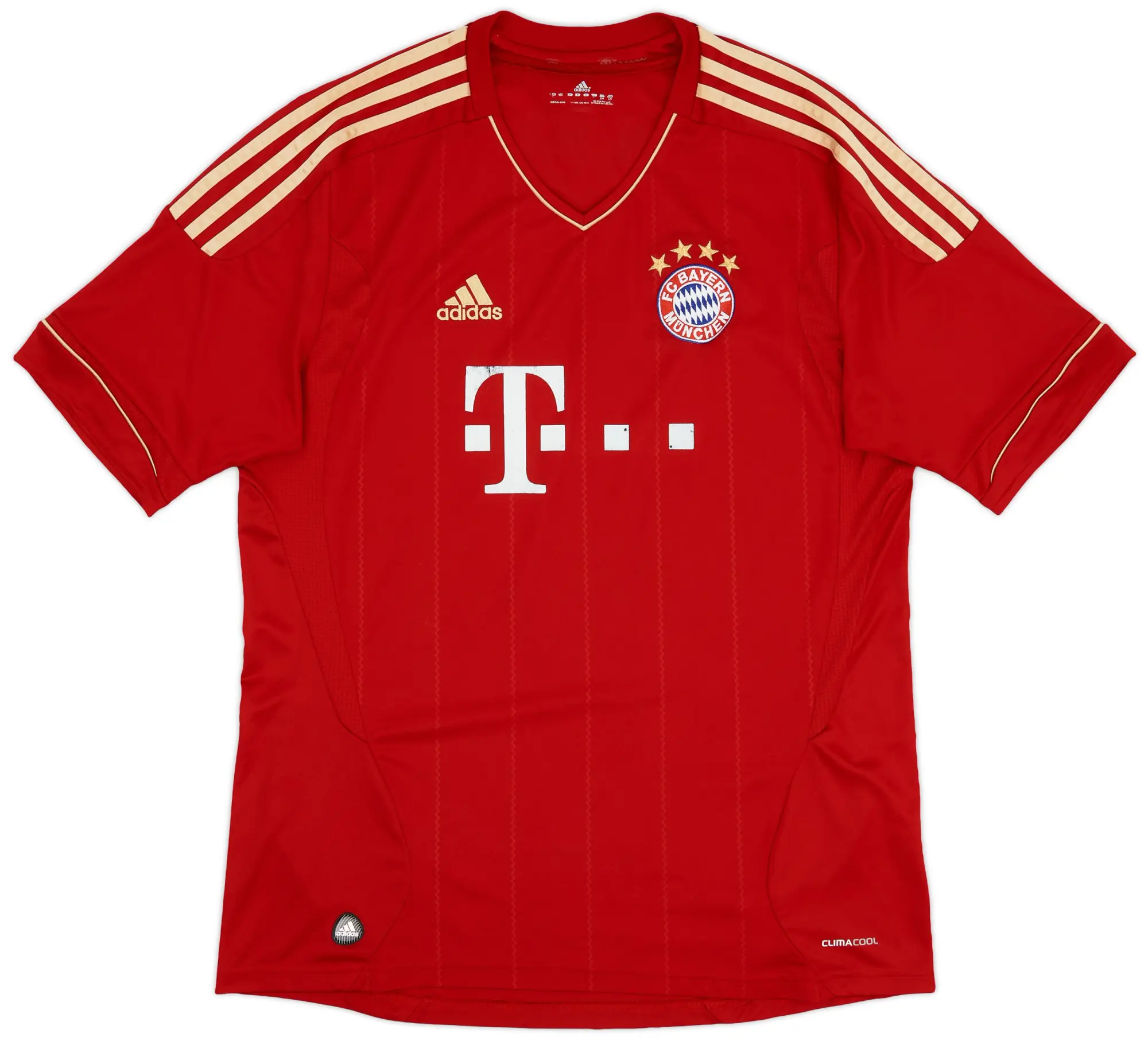 adidas 2011-13 Bayern Munich Home Shirt - 5/10 - (L)