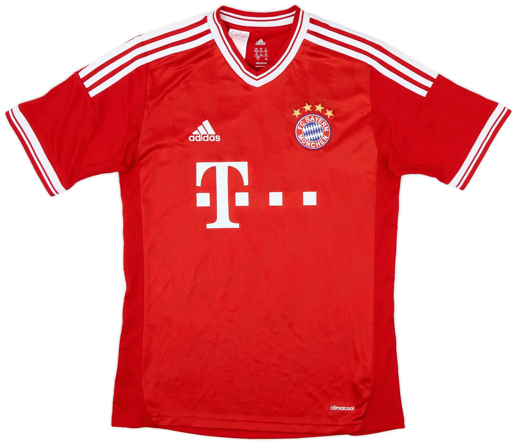 adidas 2013-14 Bayern Munich Home Shirt - 8/10 - (XL.Boys)