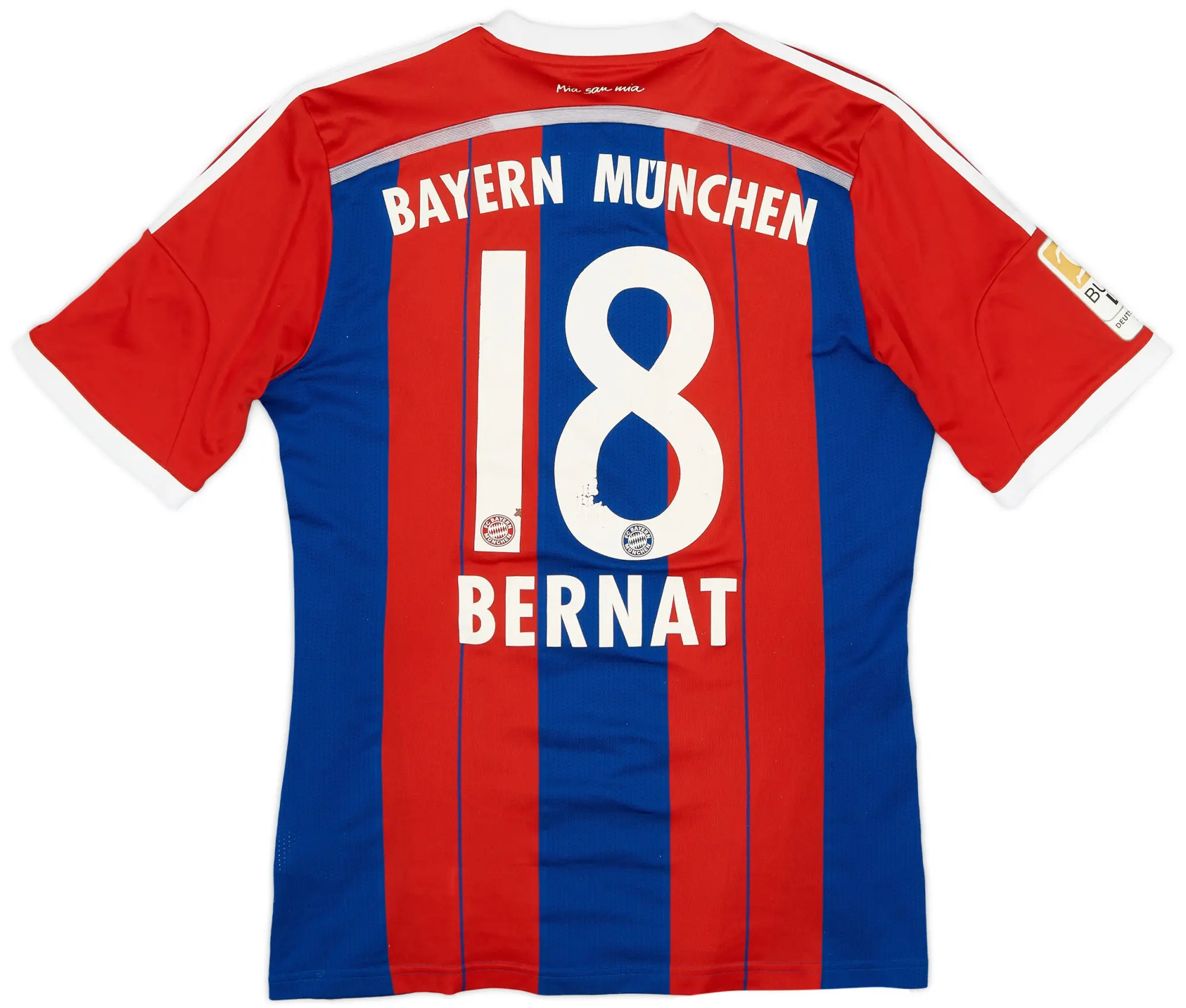 adidas 2014-15 Bayern Munich Home Shirt Bernat #18 - 6/10 - (M)