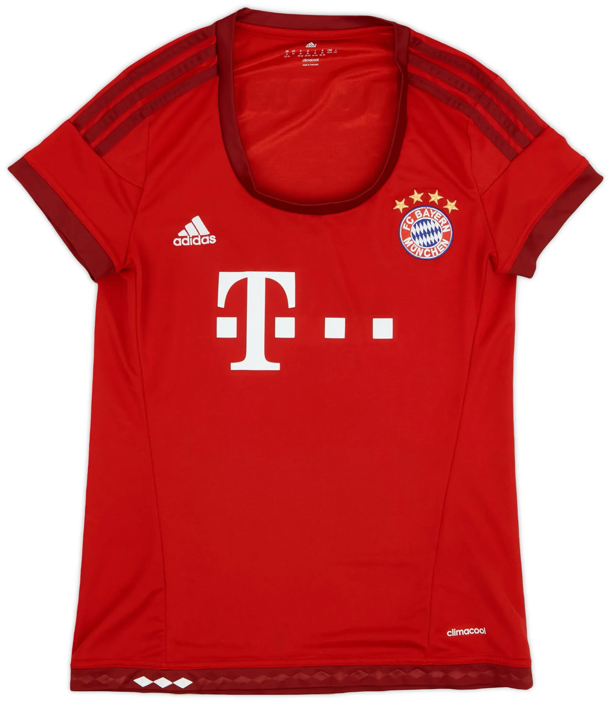 adidas 2015-16 Bayern Munich Home Shirt - 8/10 - (Women's M)