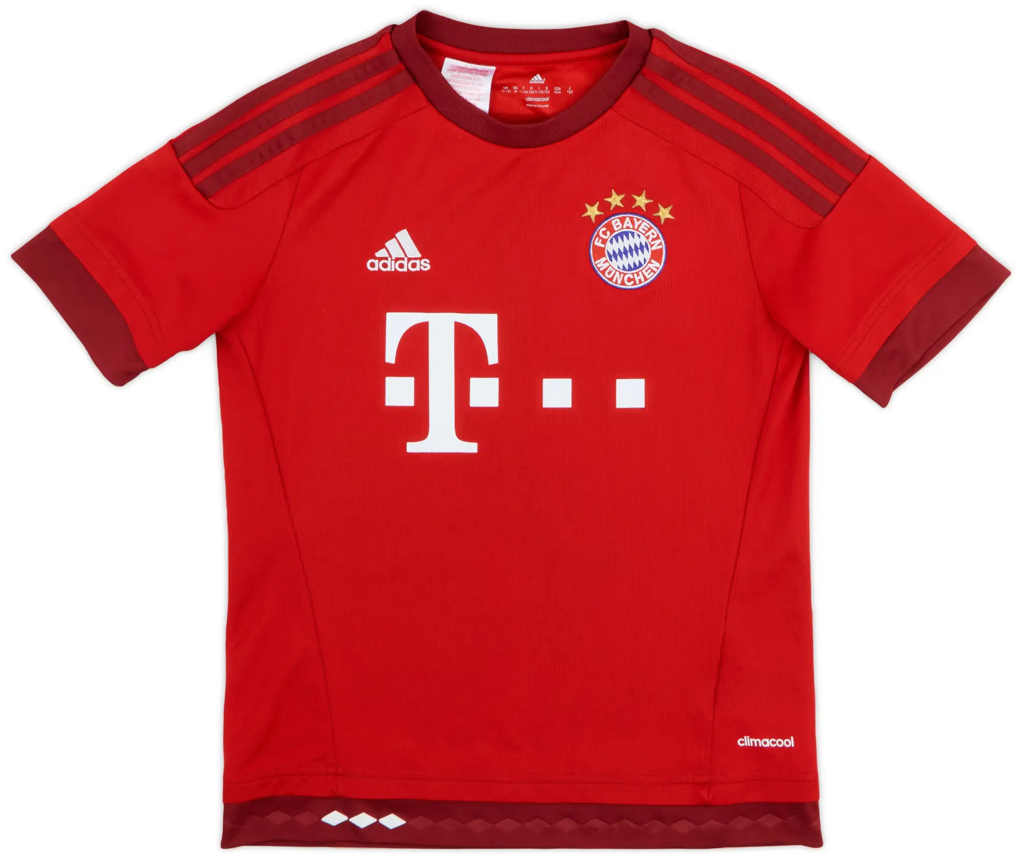 adidas 2015-16 Bayern Munich Home Shirt - 8/10 - (M.Boys)