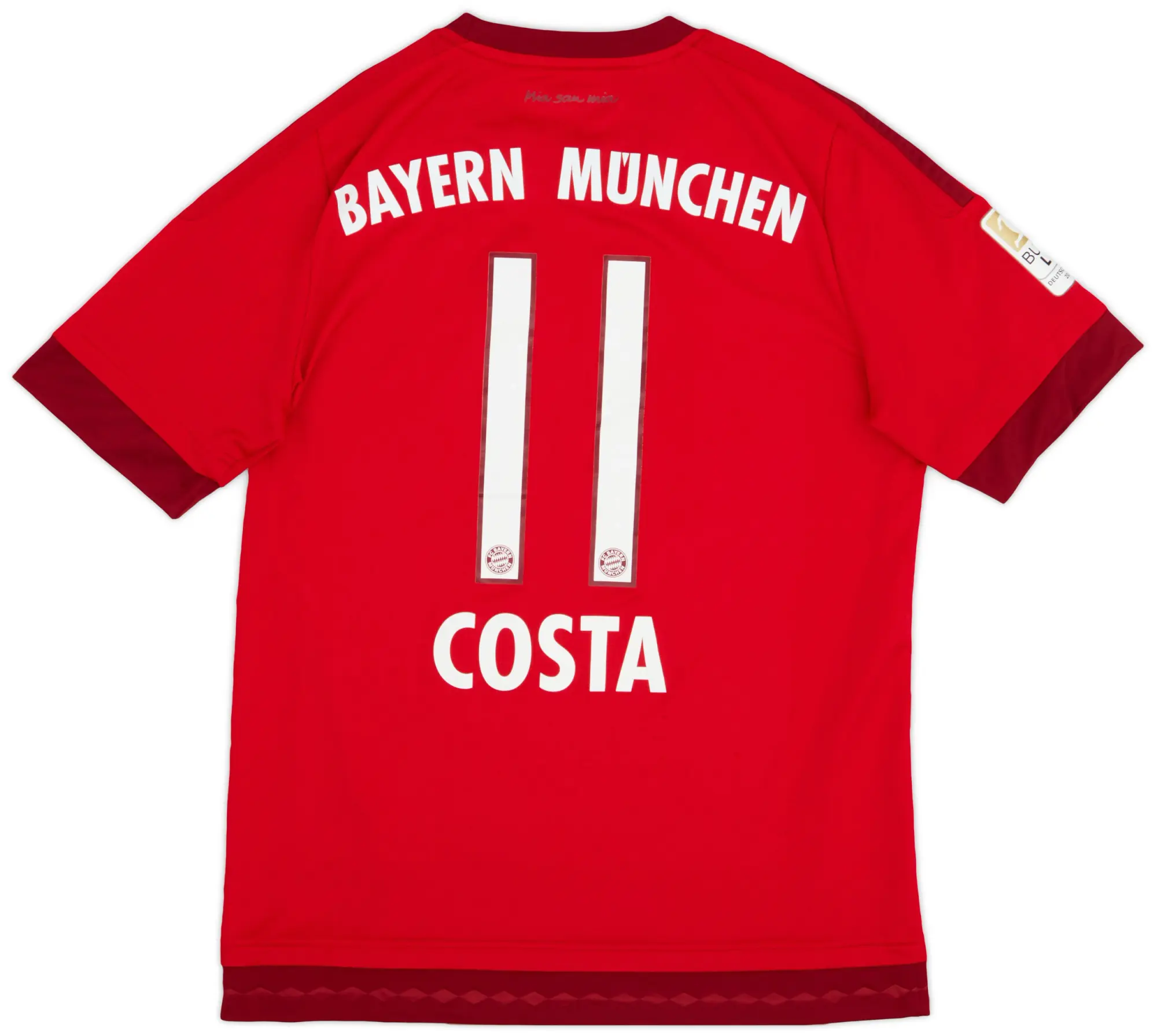 adidas 2015-16 Bayern Munich Home Shirt Costa #11 - 8/10 - (XL.Boys)
