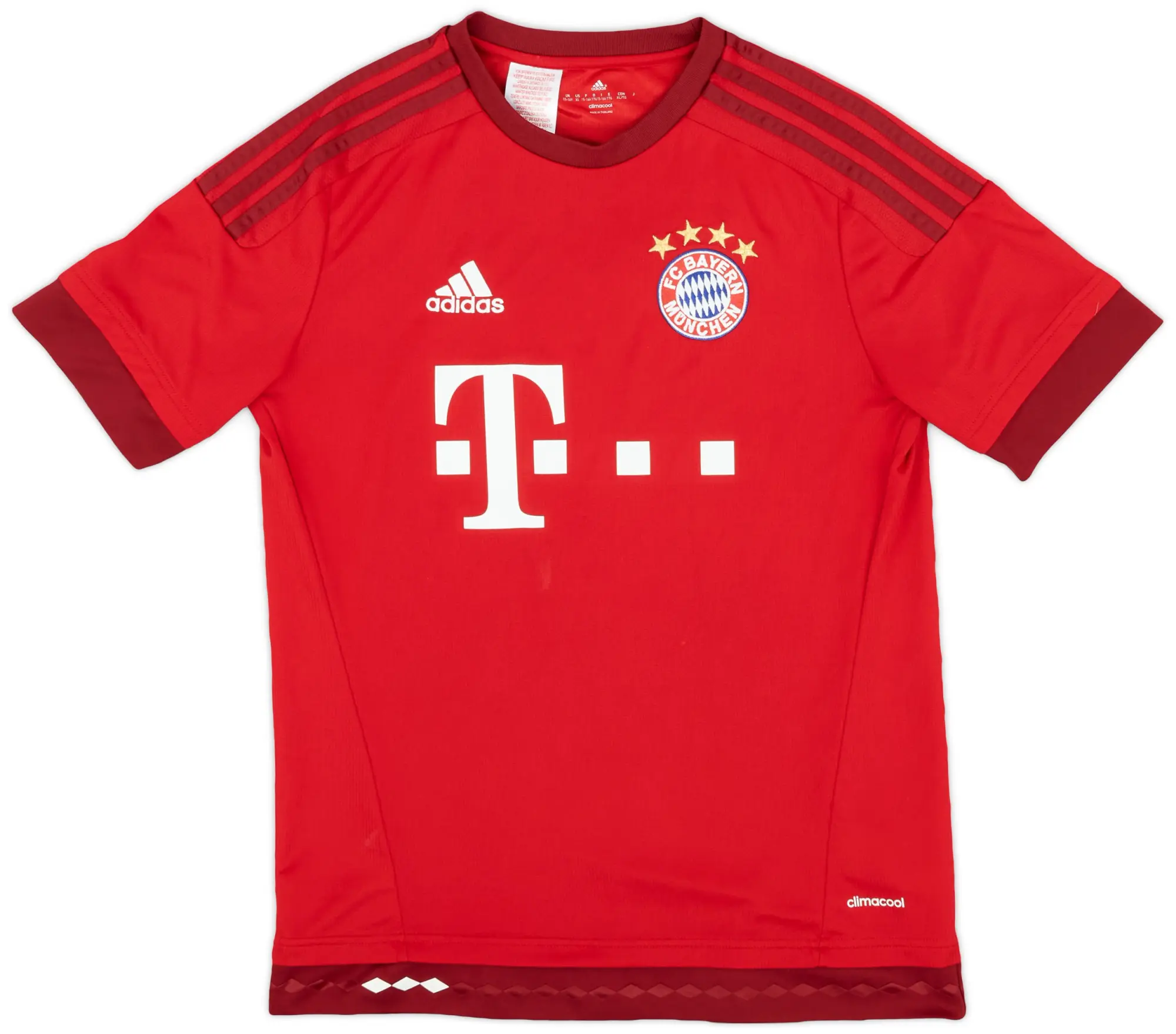 adidas 2015-16 Bayern Munich Home Shirt - 8/10 - (XL.Boys)