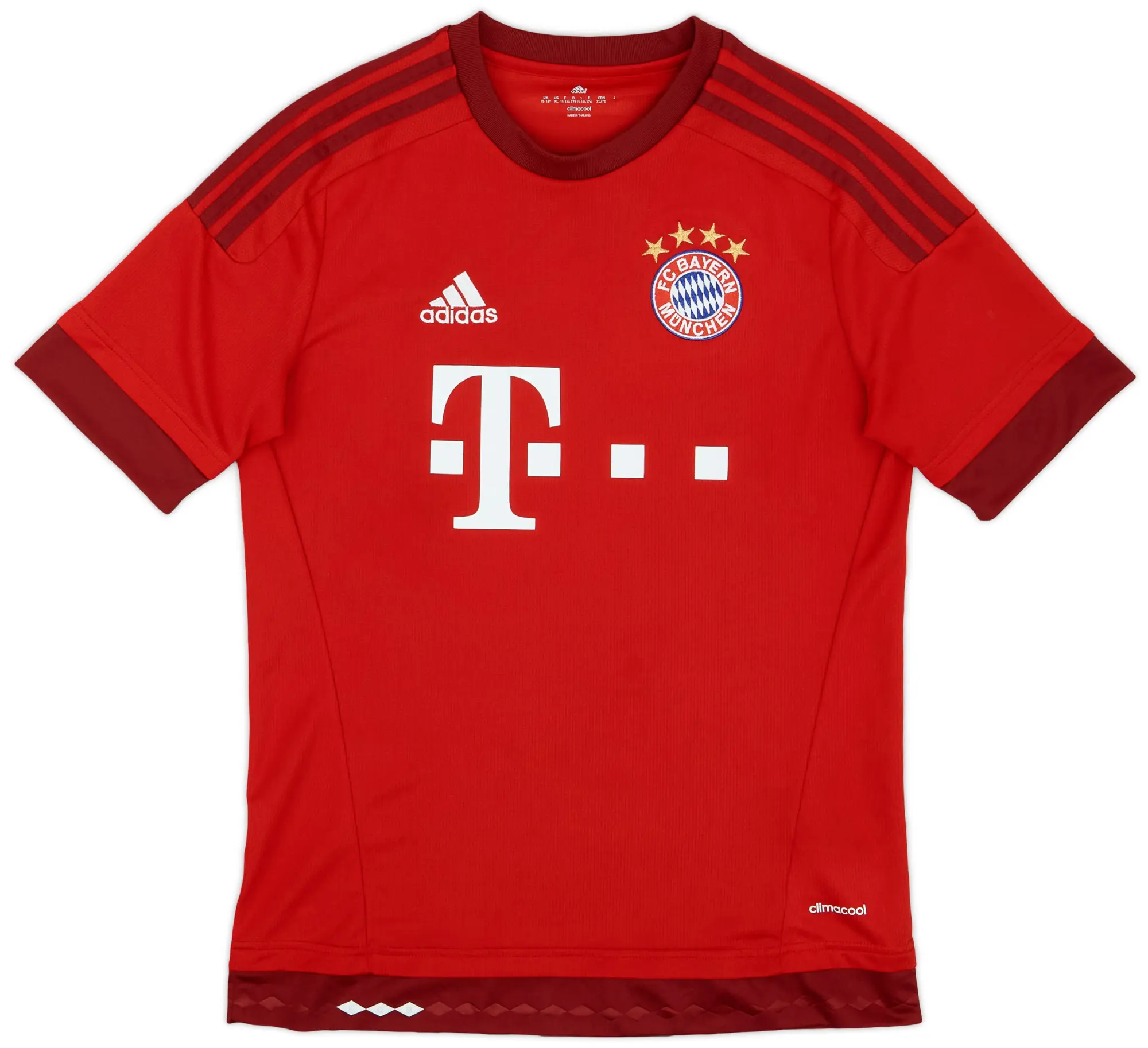 adidas 2015-16 Bayern Munich Home Shirt - 9/10 - (XL.Boys)