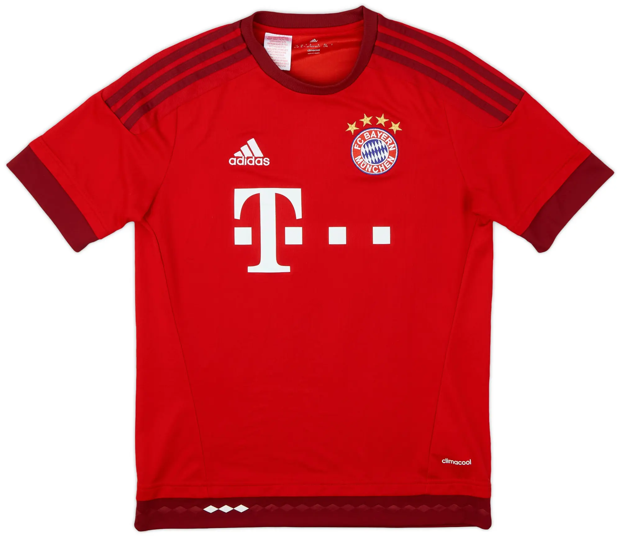 adidas 2015-16 Bayern Munich Home Shirt - 8/10 - (XL.Boys)