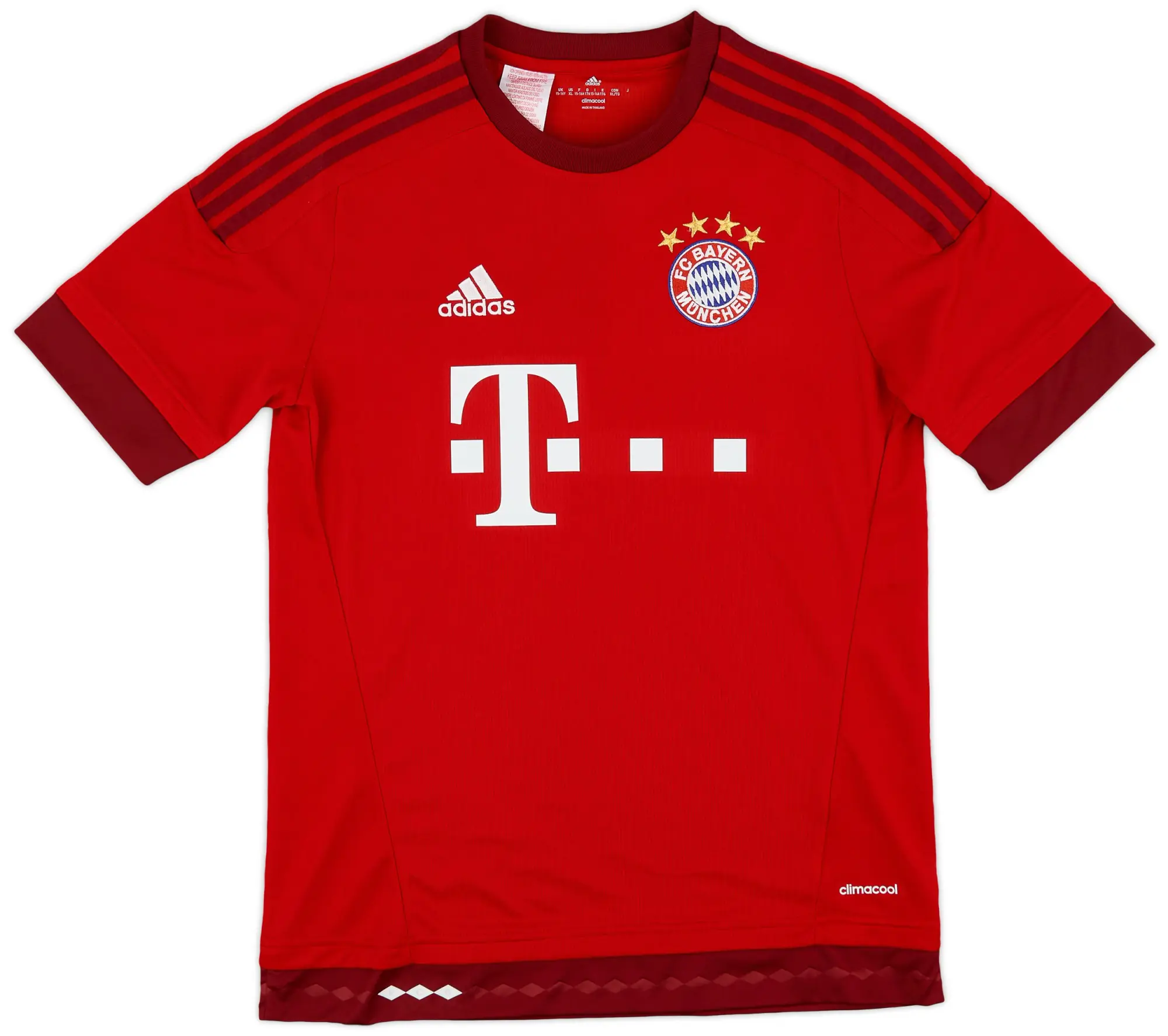 adidas 2015-16 Bayern Munich Home Shirt - 10/10 - (XL.Boys)