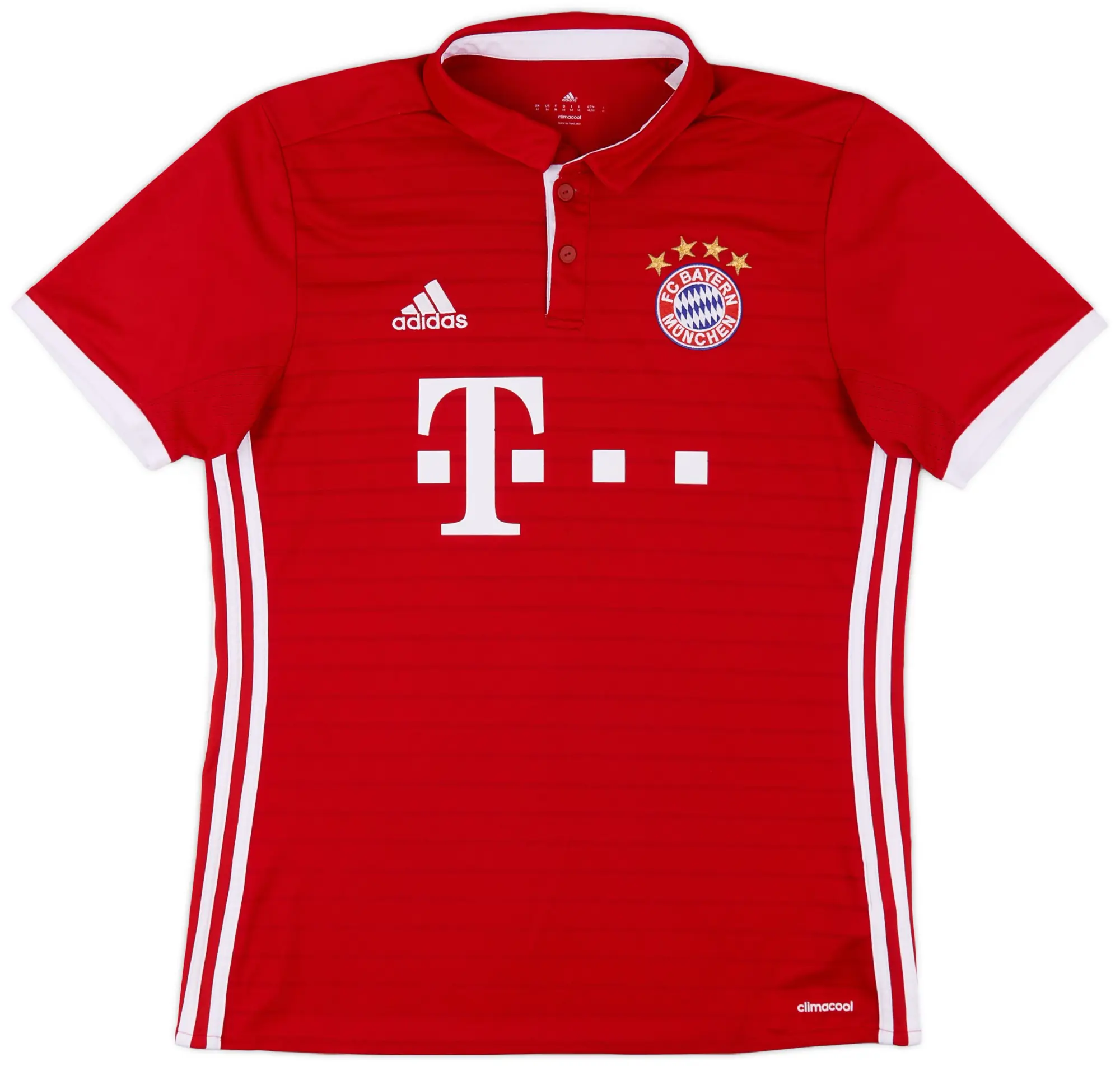 adidas 2016-17 Bayern Munich Home Shirt - 8/10 - (M)