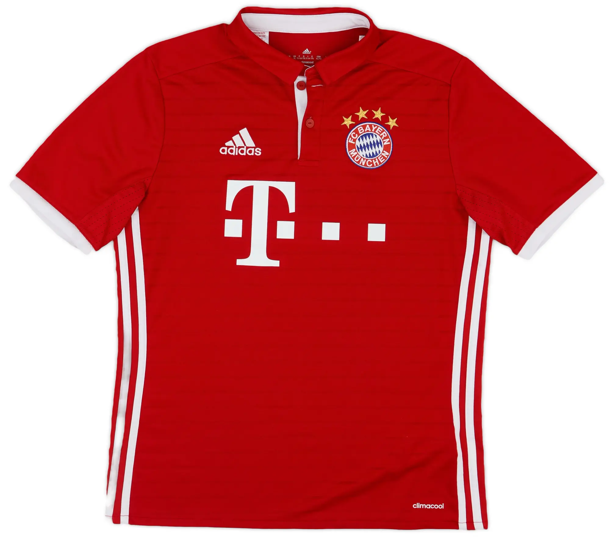 adidas 2016-17 Bayern Munich Home Shirt - 8/10 - (XL.Boys)