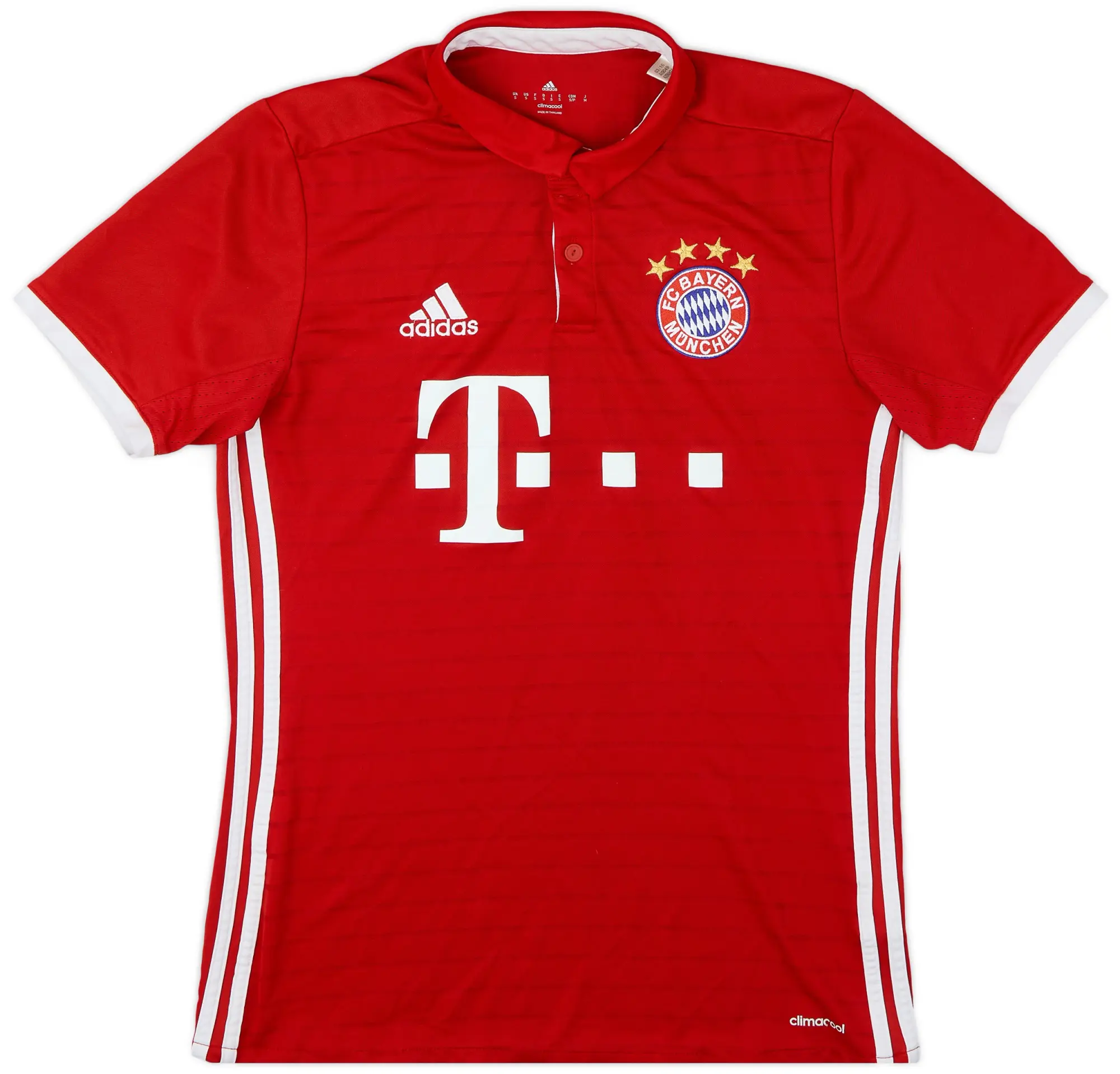 adidas 2016-17 Bayern Munich Home Shirt - 8/10 - (S)
