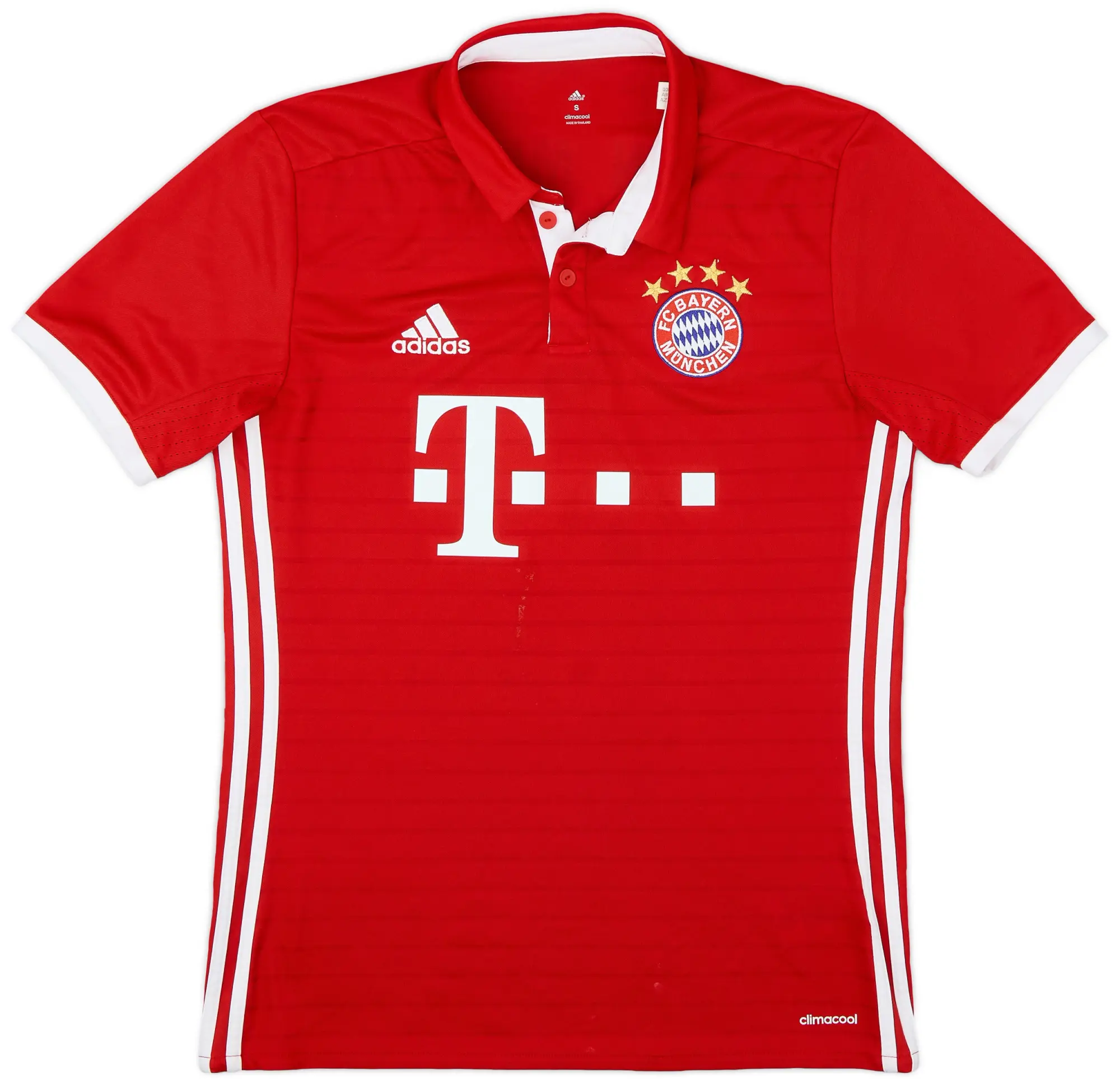 adidas 2016-17 Bayern Munich Home Shirt - 7/10 - (S)