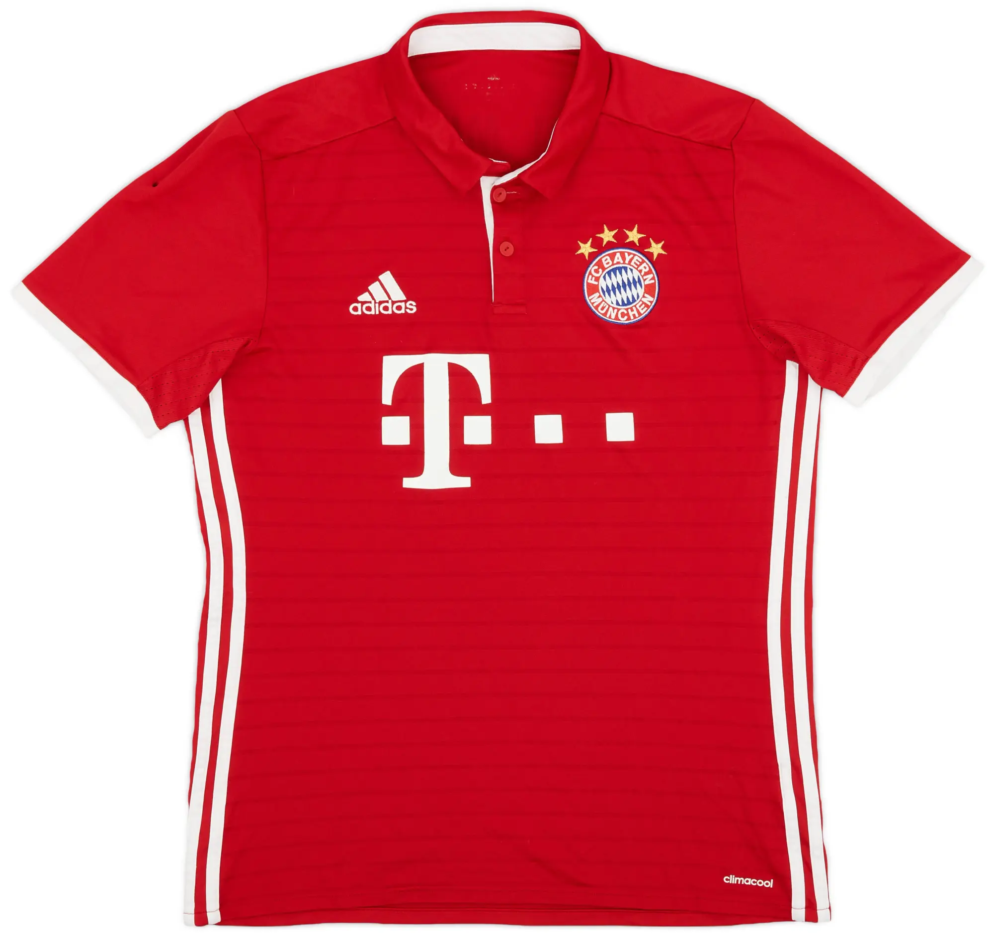 adidas 2016-17 Bayern Munich Home Shirt - 5/10 - (S)