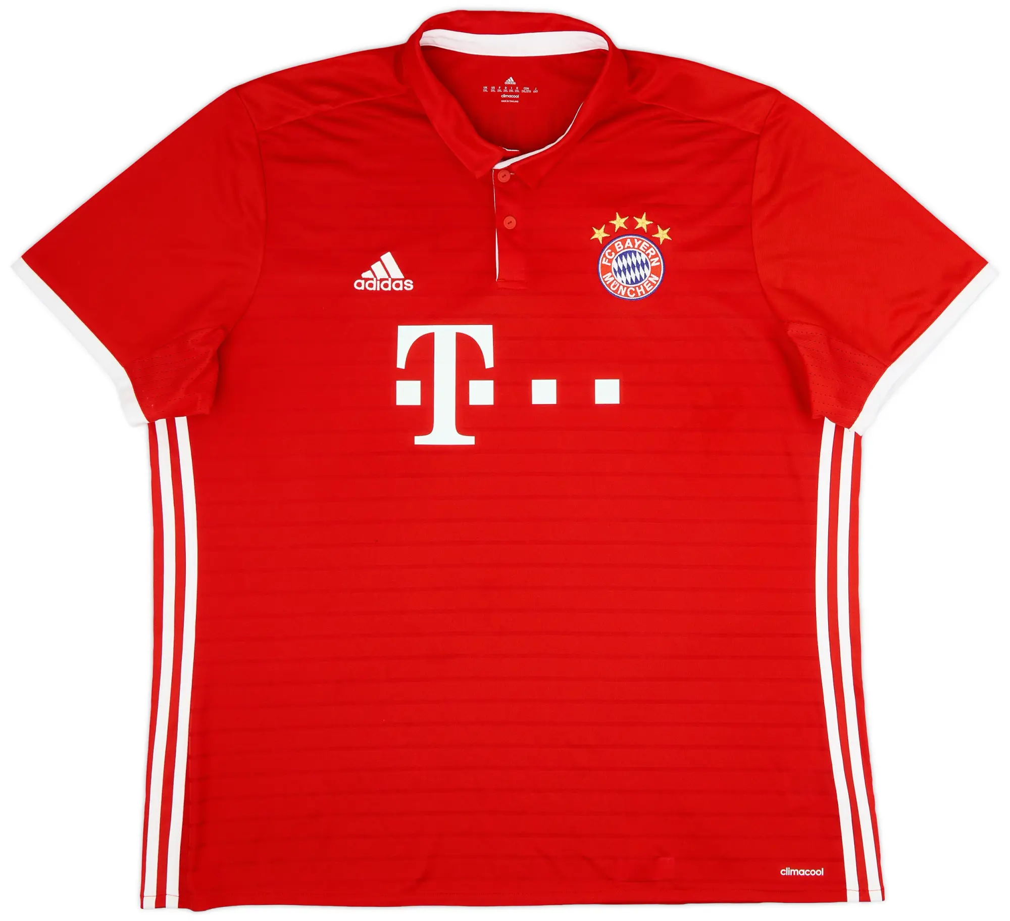 adidas 2016-17 Bayern Munich Home Shirt - 8/10 - (XXL)