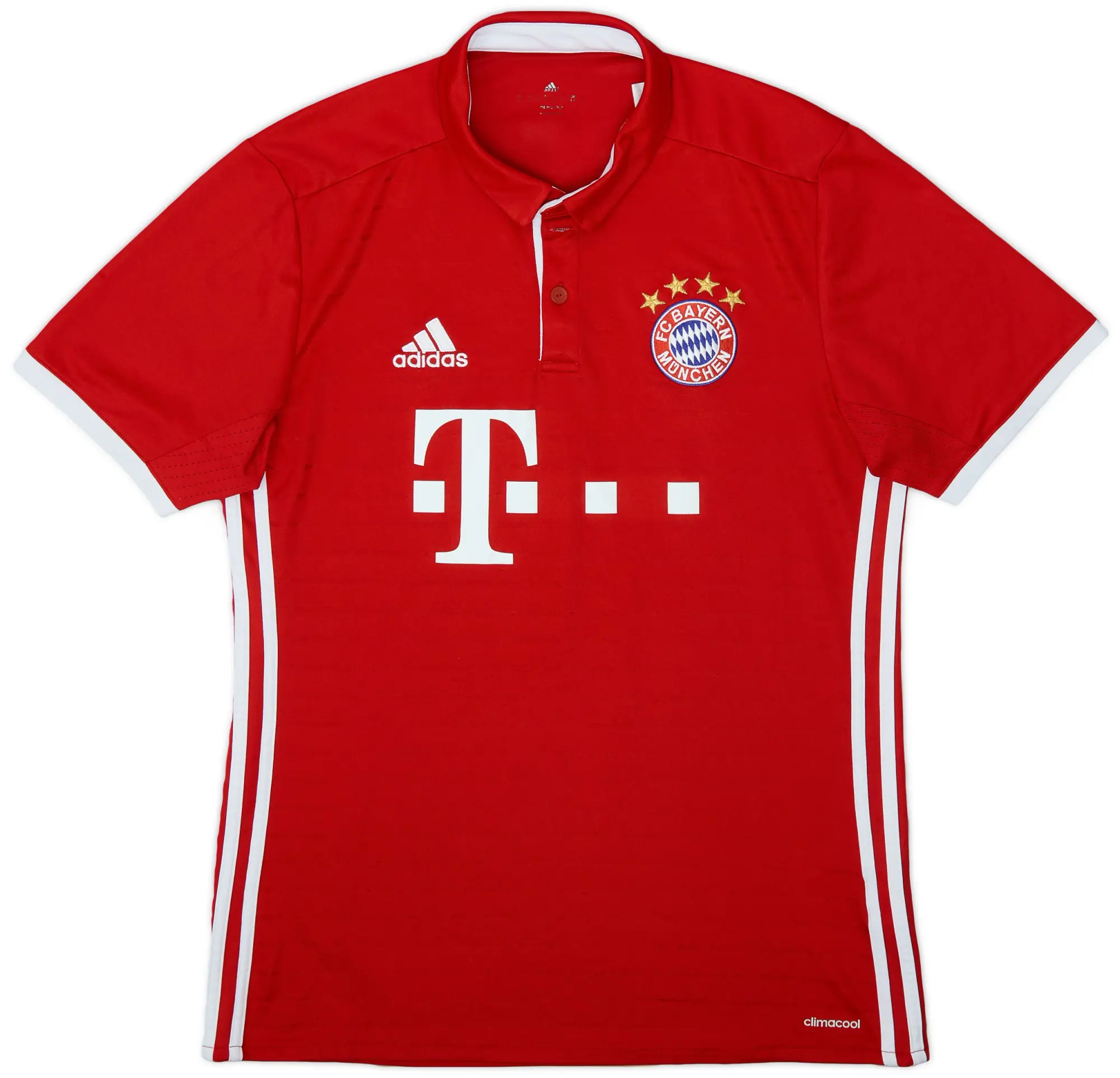 adidas 2016-17 Bayern Munich Home Shirt - 7/10 - (M)