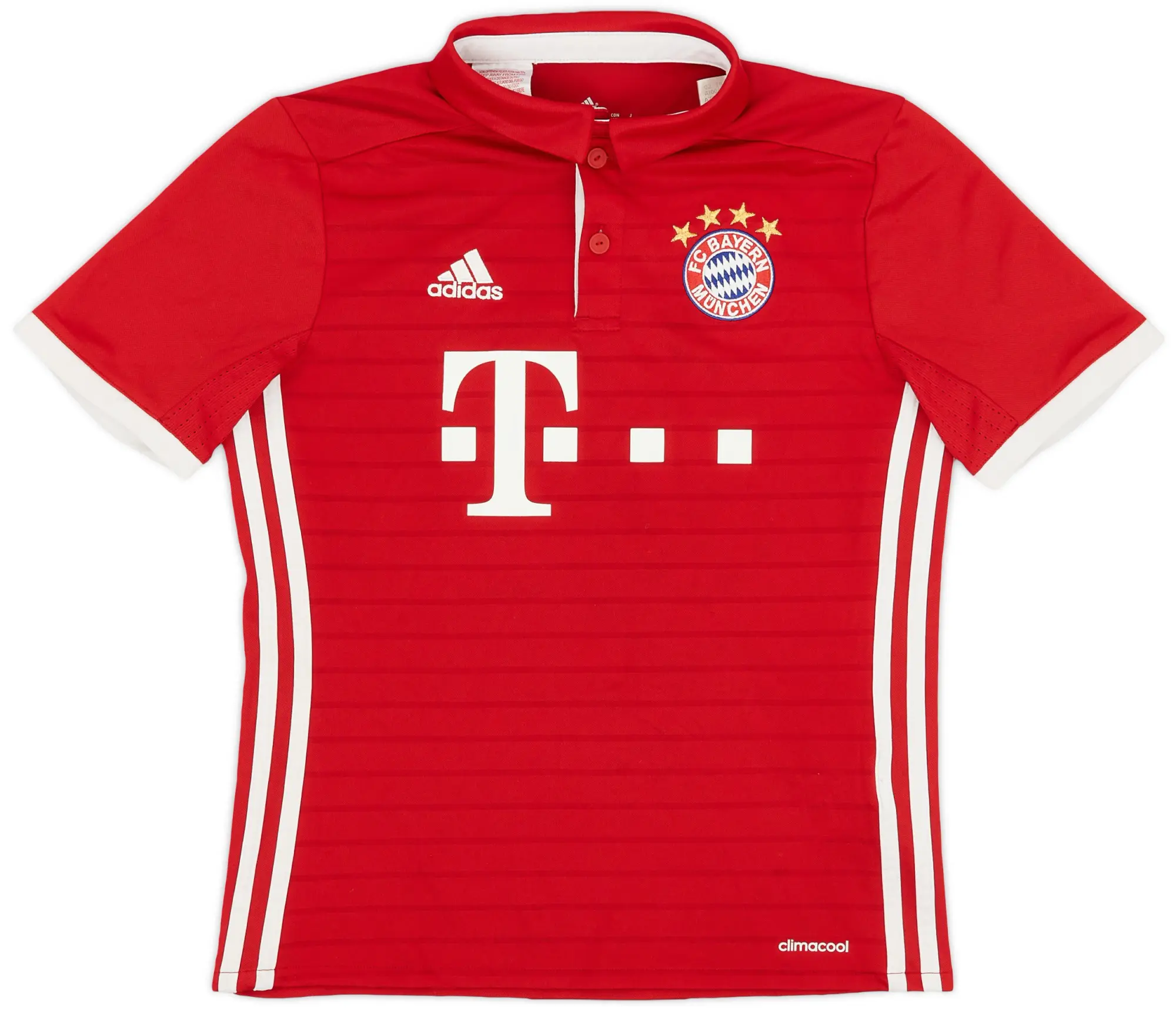 adidas 2016-17 Bayern Munich Home Shirt - 9/10 - (M.Boys)