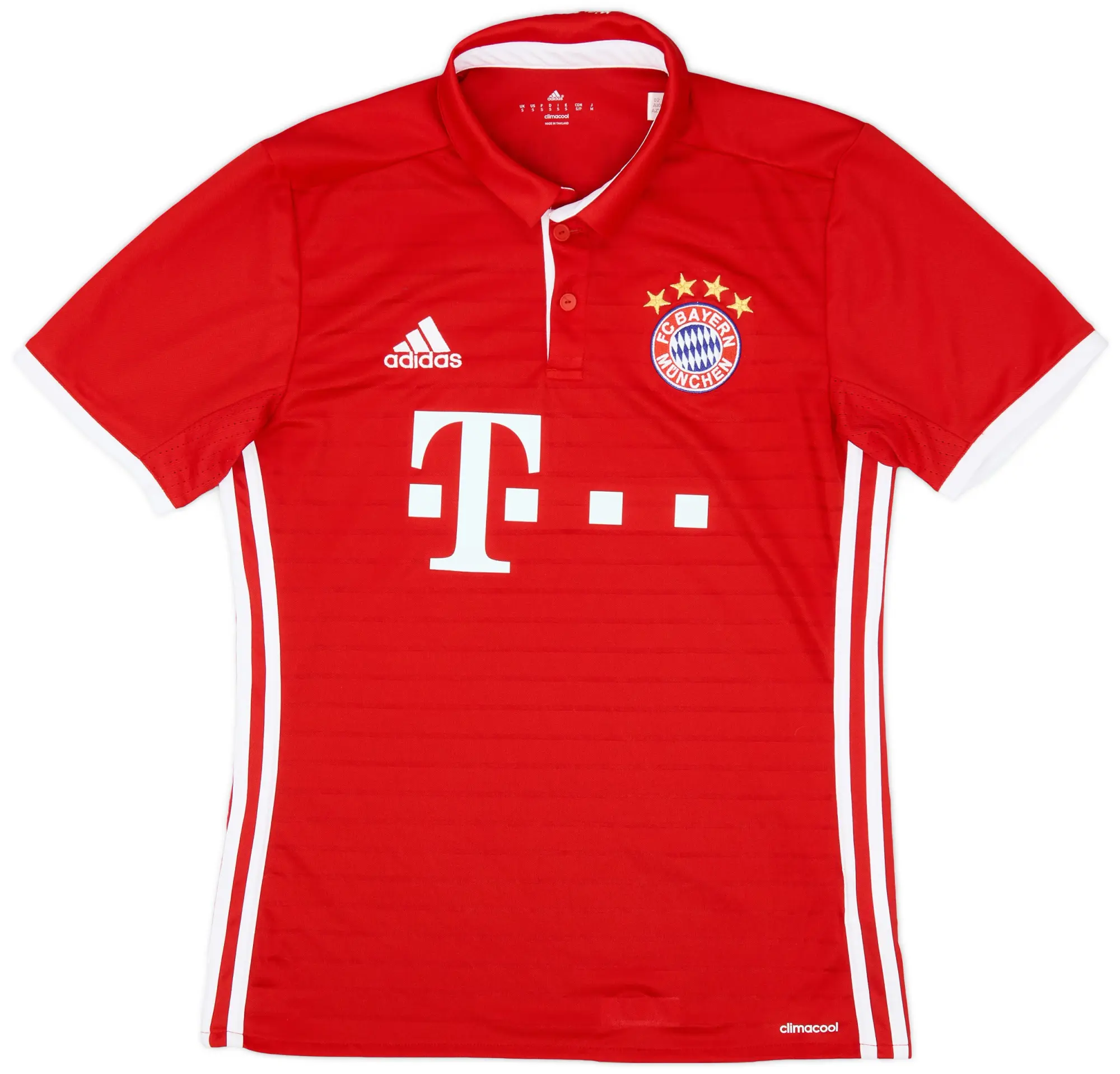 adidas 2016-17 Bayern Munich Home Shirt - 8/10 - (S)