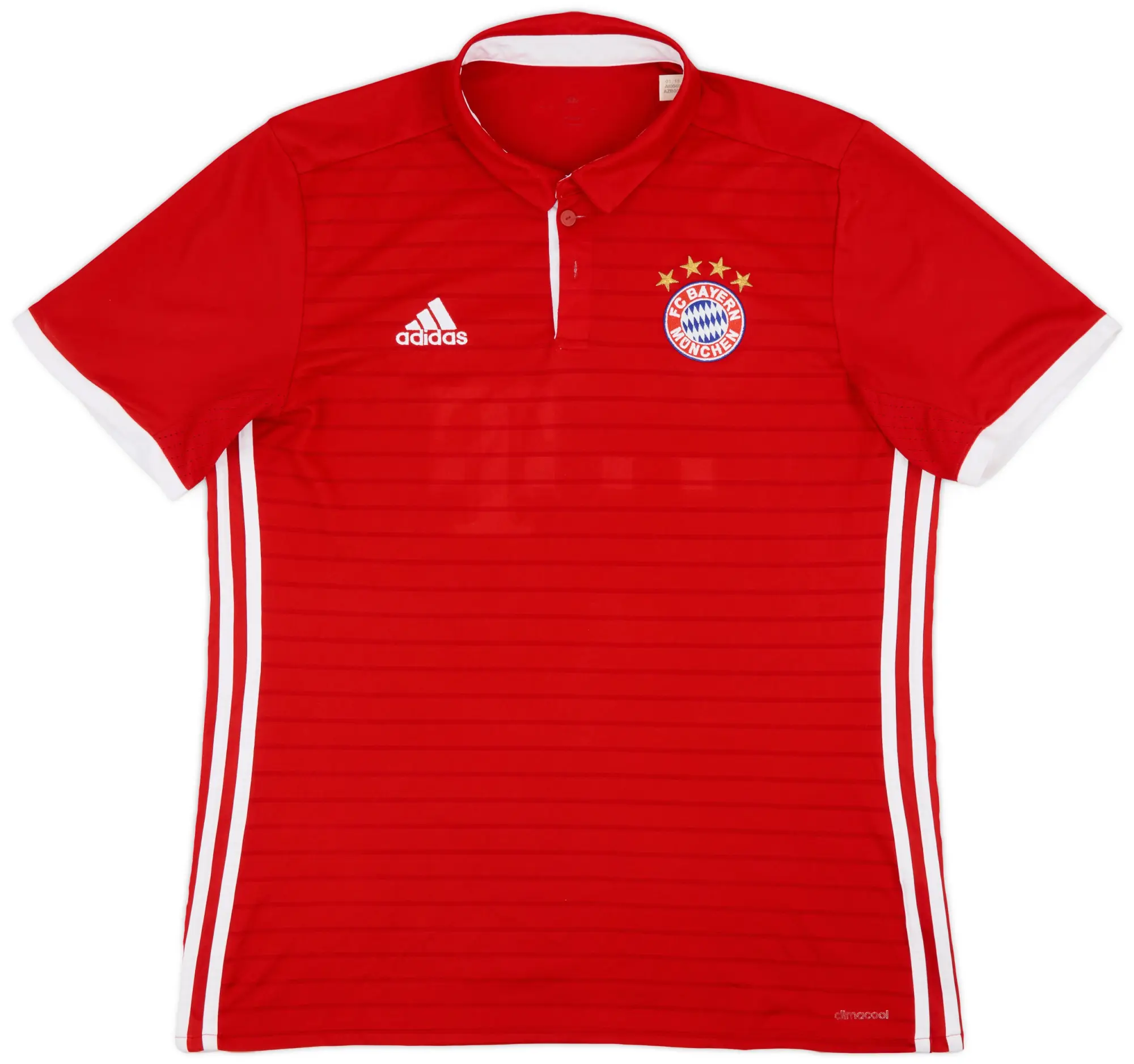 adidas 2016-17 Bayern Munich Home Shirt - 6/10 - (L)