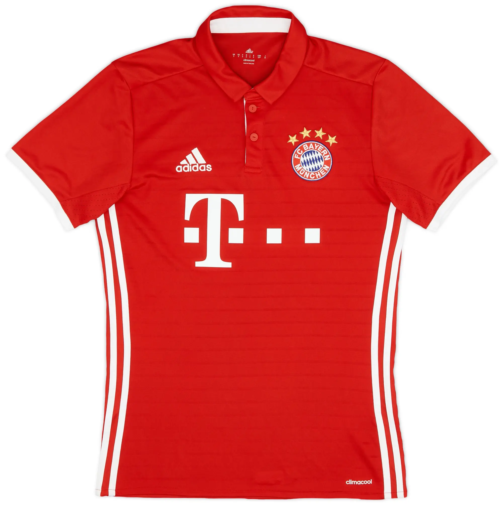 adidas 2016-17 Bayern Munich Home Shirt - 9/10 - (S)