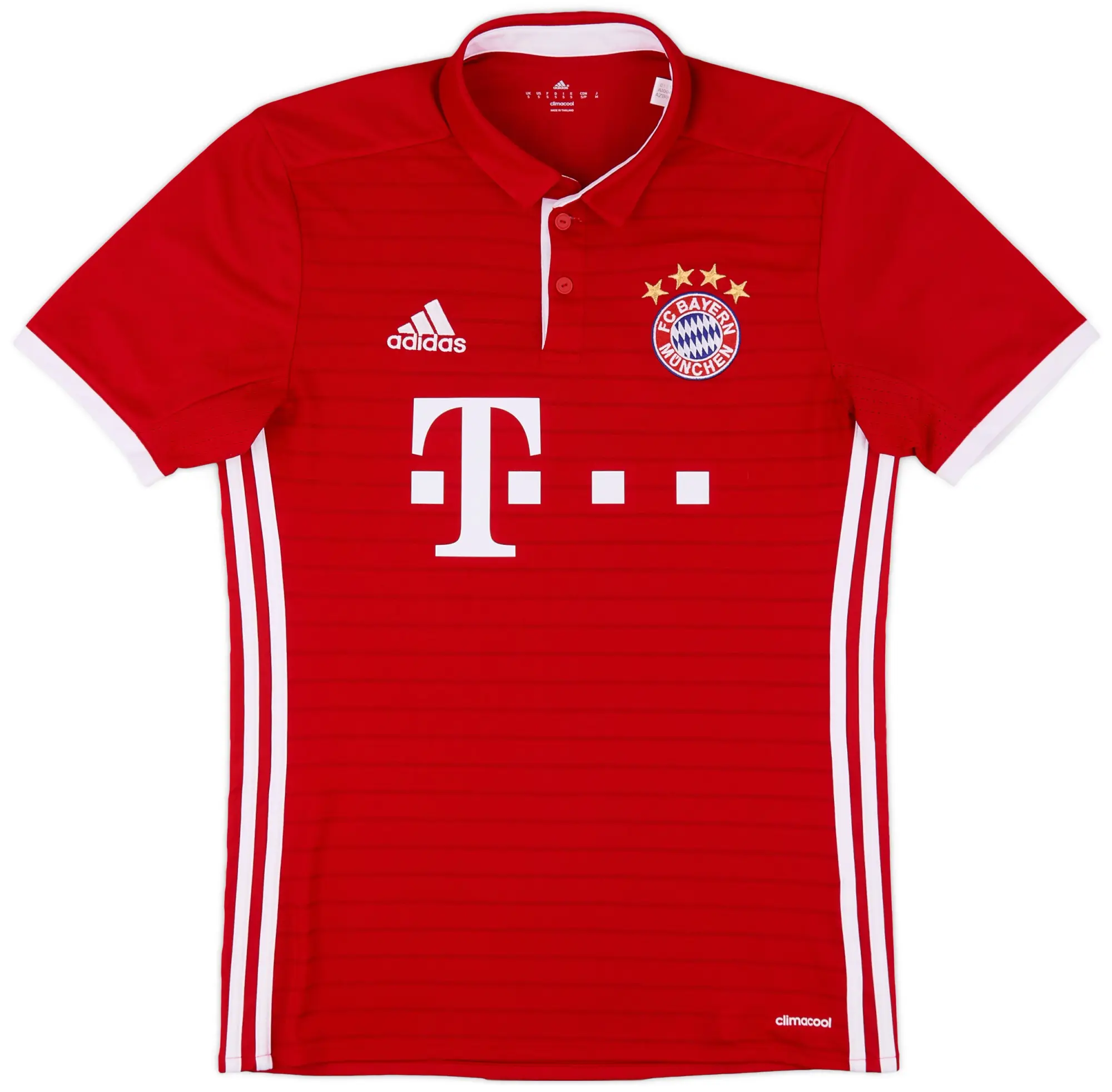 adidas 2016-17 Bayern Munich Home Shirt - 10/10 - (S)