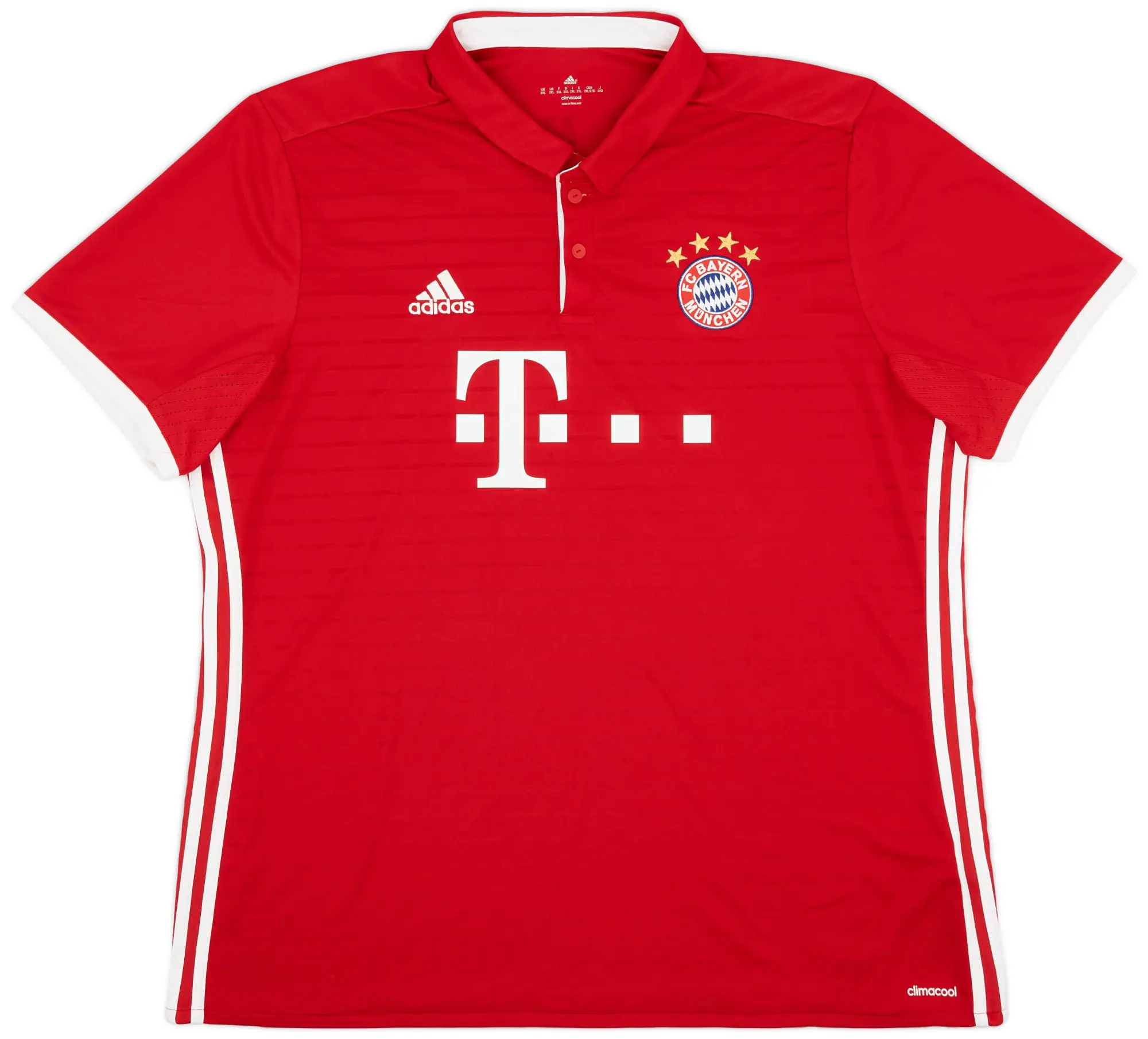 adidas 2016-17 Bayern Munich Home Shirt - 9/10 - (XXL)