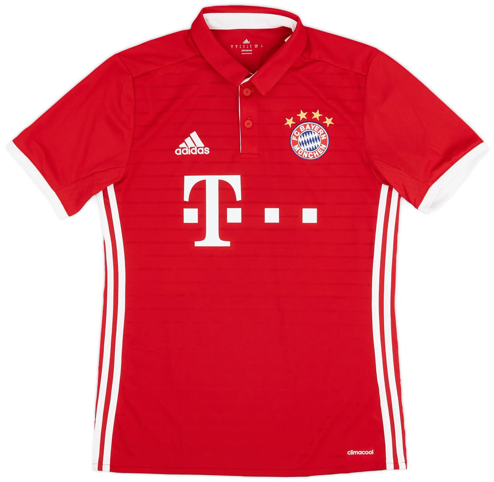 adidas 2016-17 Bayern Munich Home Shirt - 10/10 - (S)