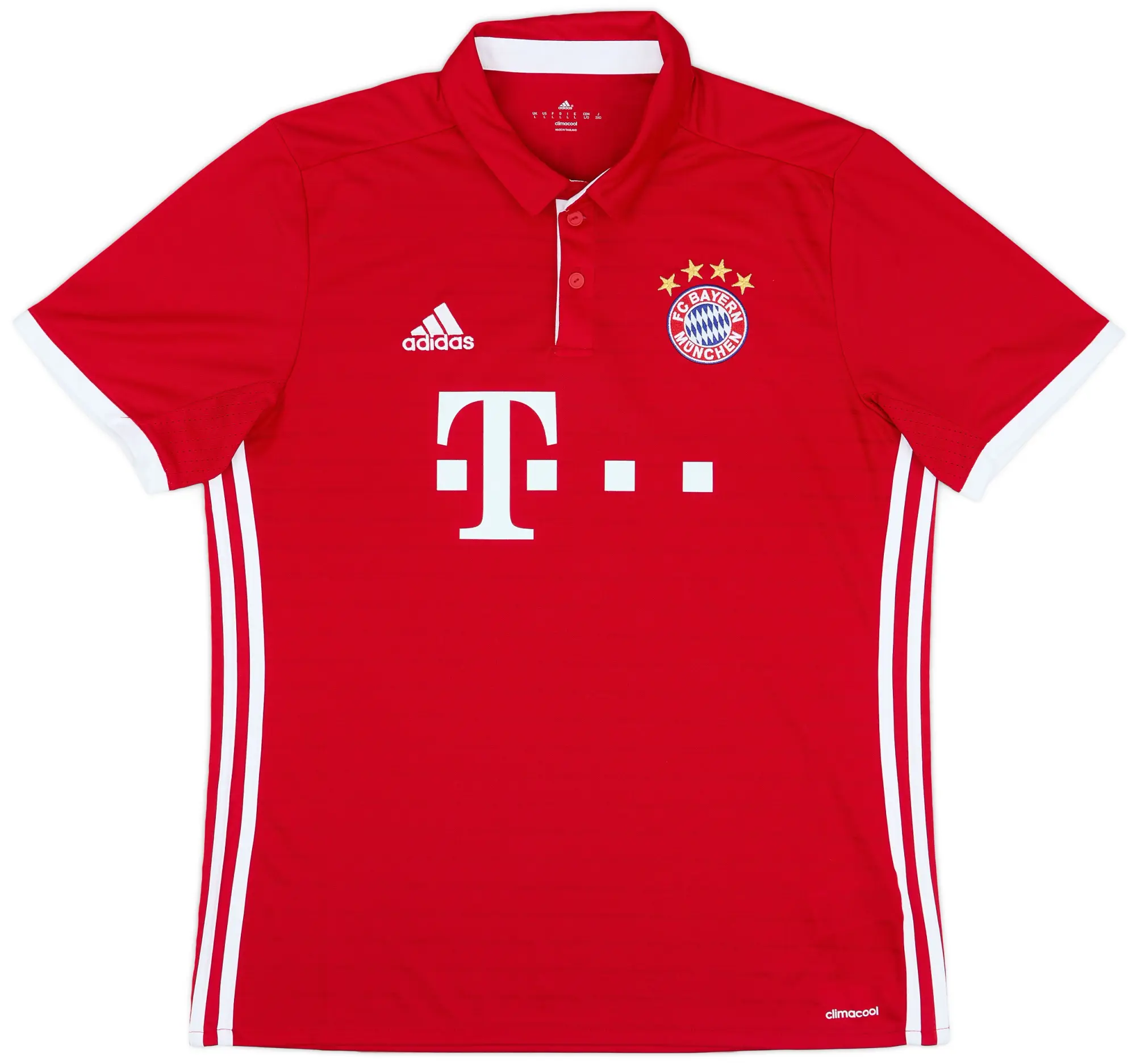 adidas 2016-17 Bayern Munich Home Shirt - 9/10 - (L)