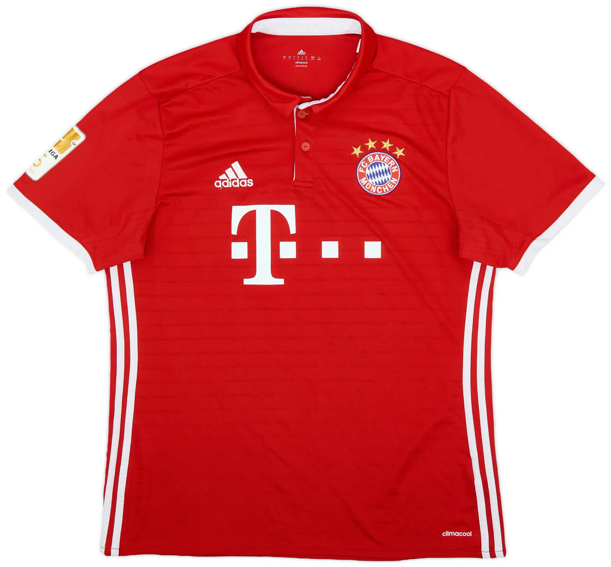 adidas 2016-17 Bayern Munich Home Shirt - 8/10 - (L)