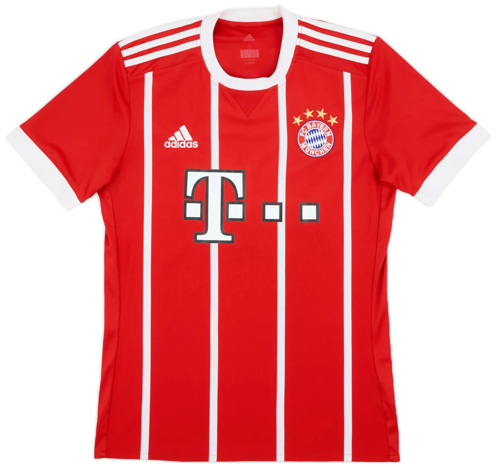 adidas 2017-18 Bayern Munich Home Shirt - 8/10 - (S)