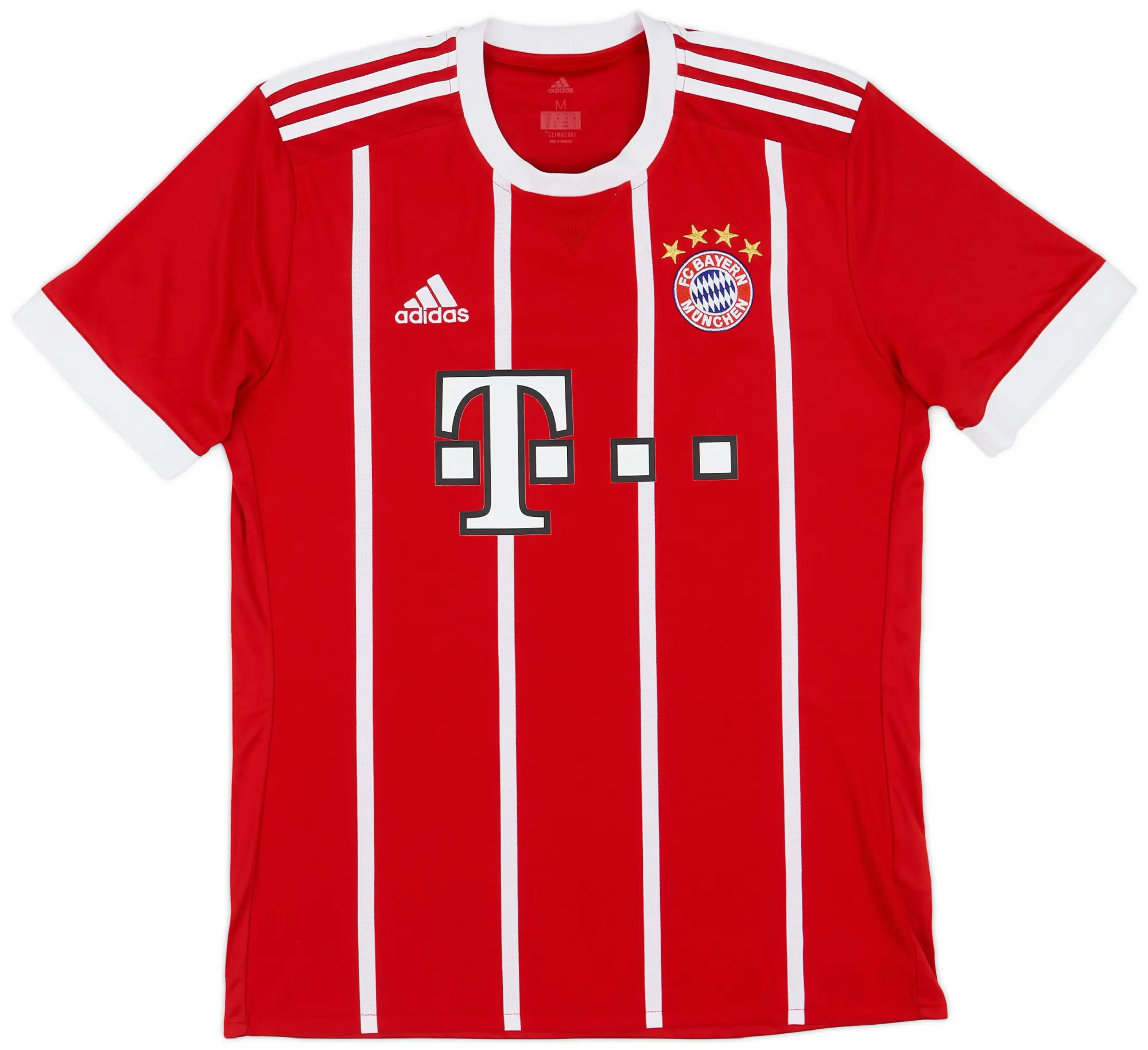 adidas 2017-18 Bayern Munich Home Shirt - 8/10 - (M)